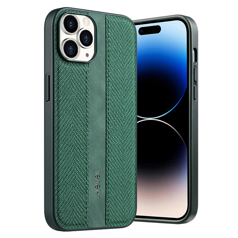 X-level-telefonhülle Für Iphone 15 Pro Max, Stoff Textur PU Leder Beschichtetes Tpu-rückzug - Grün, iPhone 15 Pro Max
X-level-telefonhülle Für Iphone 15 Pro Max, Stoff Textur PU Leder Beschichtetes Tpu-rückzug - Grün, iPhone 15 Pro Max