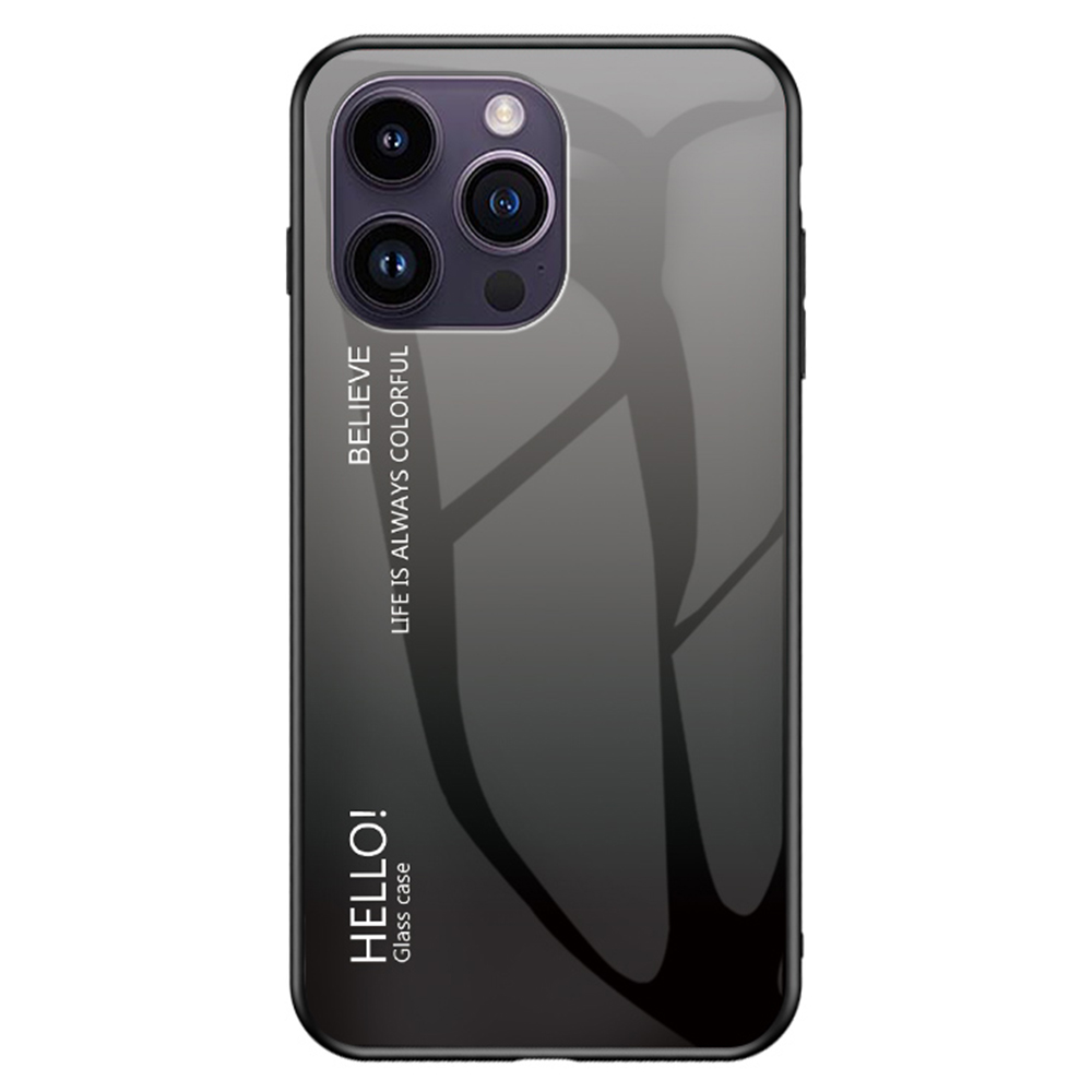 Für Das Iphone 15 Pro Max Gradient Temperierte Glas Hülle PC+TPU Anti-drop-telefonabdeckung - Gradienten Schwarz Grau, iPhone 15 Pro Max
Für Das Iphone 15 Pro Max Gradient Temperierte Glas Hülle PC+TPU Anti-drop-telefonabdeckung - Gradienten Schwarz Grau, iPhone 15 Pro Max