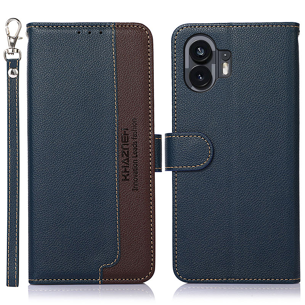 Khazneh Für Nichts Telefon (2) Anti-kratzer Telefonschale Litchi Textur Wallet Stand RFID Blockierende Pu-lederhülle - Blau, Nothing Phone (2)
Khazneh Für Nichts Telefon (2) Anti-kratzer Telefonschale Litchi Textur Wallet Stand RFID Blockierende Pu-lederhülle - Blau, Nothing Phone (2)