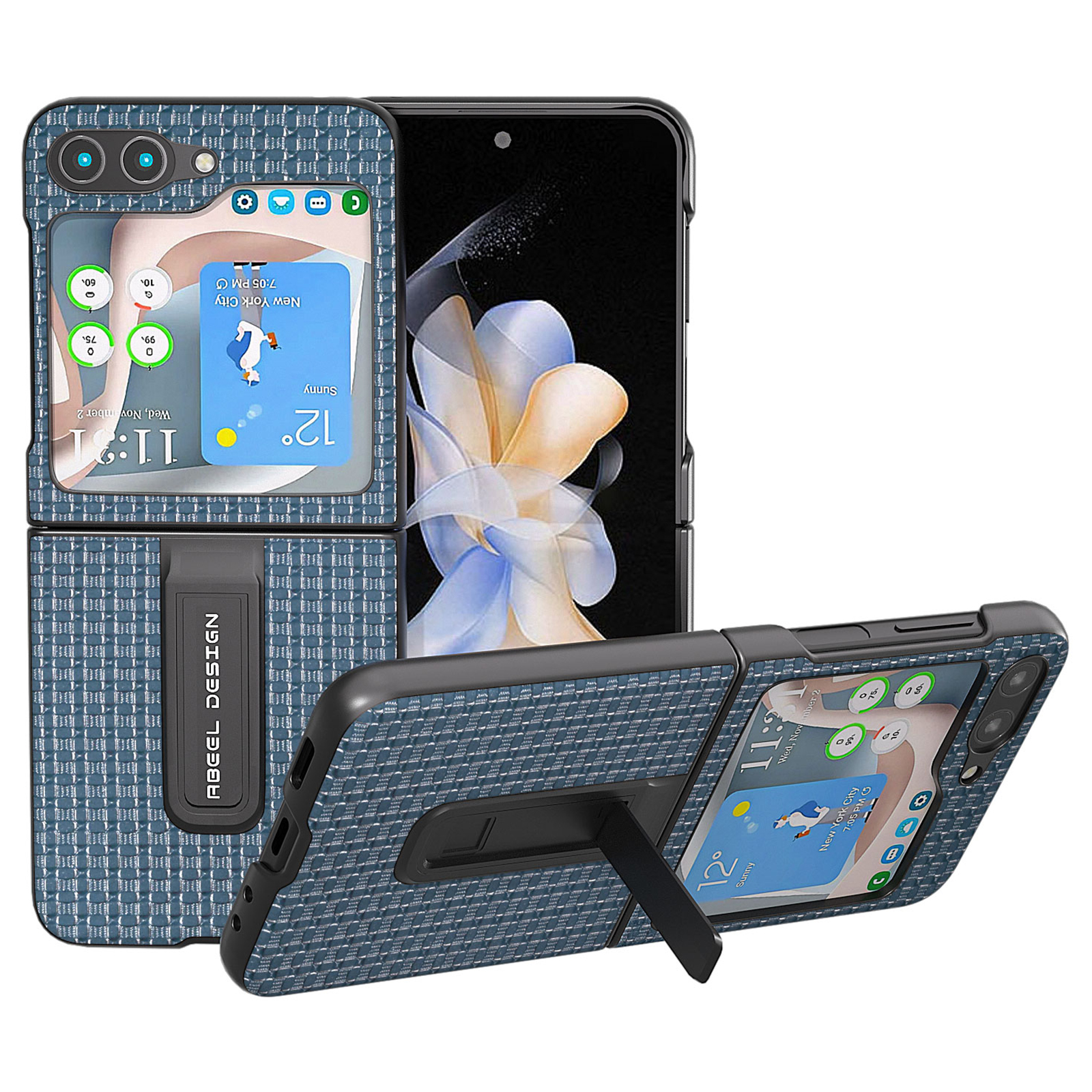ABEEL Für Samsung Galaxy Z Flip5 5G Luxus Textur Kickstand Deck - Blau, Galaxy Z Flip5 5G
ABEEL Für Samsung Galaxy Z Flip5 5G Luxus Textur Kickstand Deck - Blau, Galaxy Z Flip5 5G
