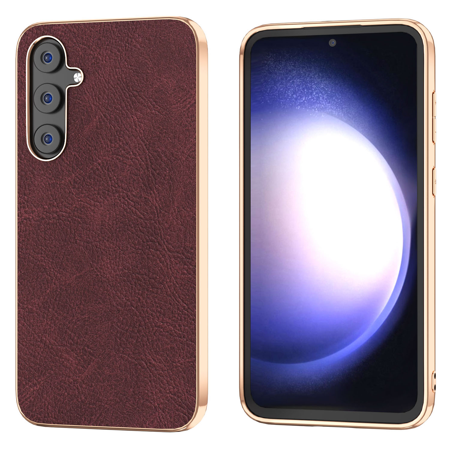 Für Samsung Galaxy S23 fe Litchi Textur Electroplating Case PU Lederbeschichtete PC+TPU -telefonabdeckung - Purpurrot, Galaxy S23 FE
Für Samsung Galaxy S23 fe Litchi Textur Electroplating Case PU Lederbeschichtete PC+TPU -telefonabdeckung - Purpurrot, Galaxy S23 FE