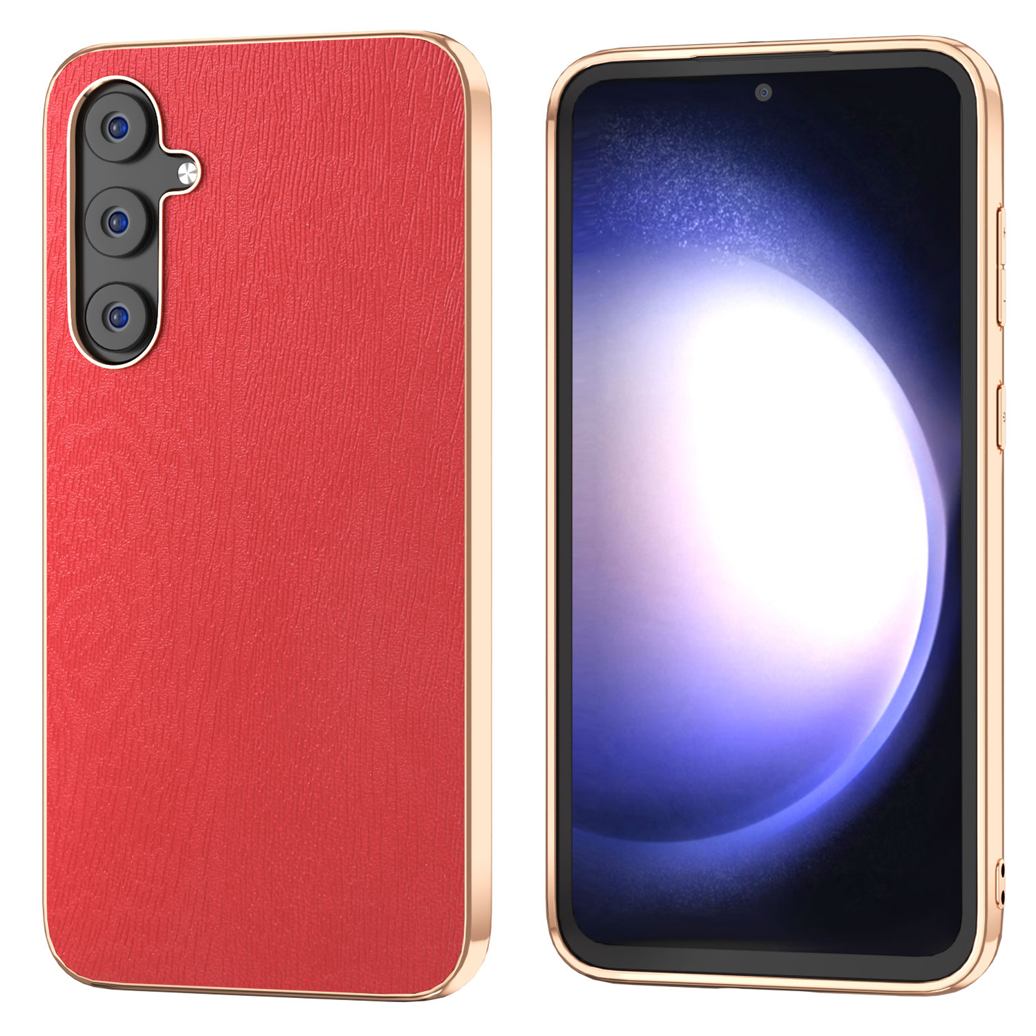Für Samsung Galaxy S23 fe Holztextur Elektroplating Hülle Schockdes PU -leder -pc+tpu -telefonabdeckung - Rot, Galaxy S23 FE
Für Samsung Galaxy S23 fe Holztextur Elektroplating Hülle Schockdes PU -leder -pc+tpu -telefonabdeckung - Rot, Galaxy S23 FE