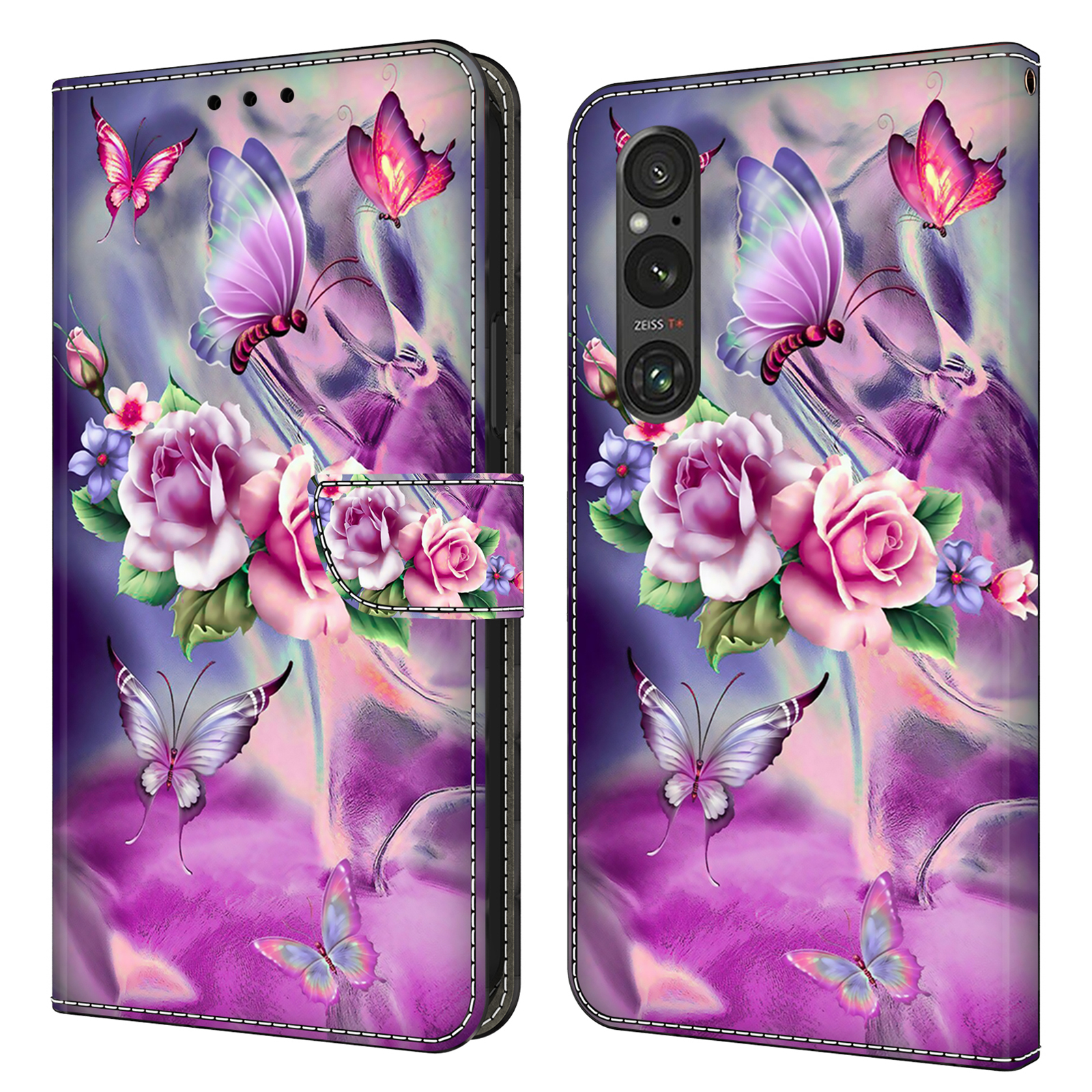 Für Sony Xperia 1 V Wallet PU Leder Schutzhülle 3D -muster -druckständer Telefonabdeckung - Schmetterlinge / Blumen, Sony Xperia 1 V
Für Sony Xperia 1 V Wallet PU Leder Schutzhülle 3D -muster -druckständer Telefonabdeckung - Schmetterlinge / Blumen, Sony Xperia 1 V