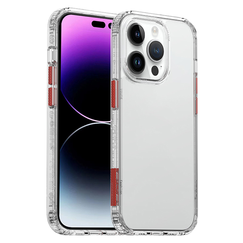 Für Iphone 15 Pro Four Corners Airbag Mobile Hülle Schockdichte PC+TPU -rückzugabdeckung - Transparent, iPhone 15 Pro
Für Iphone 15 Pro Four Corners Airbag Mobile Hülle Schockdichte PC+TPU -rückzugabdeckung - Transparent, iPhone 15 Pro