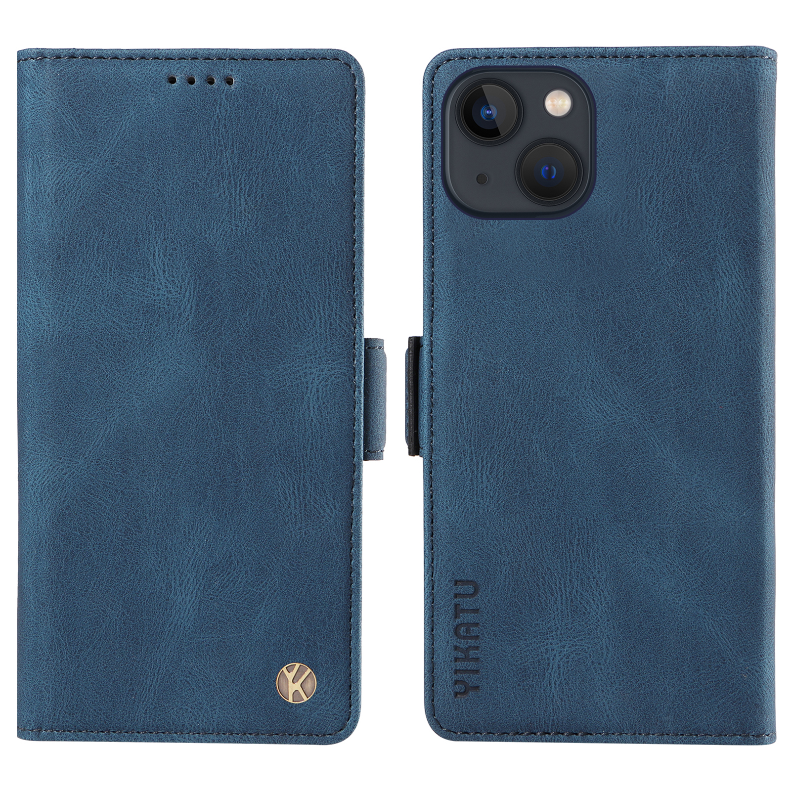 Yikatu YK-005 Für Iphone 15 Plus Anti-kratzer-schale Pu-leder-handy-ständer Deckung Haut-touch-schockbrieftasche - Blau, iPhone 15 Plus
Yikatu YK-005 Für Iphone 15 Plus Anti-kratzer-schale Pu-leder-handy-ständer Deckung Haut-touch-schockbrieftasche - Blau, iPhone 15 Plus