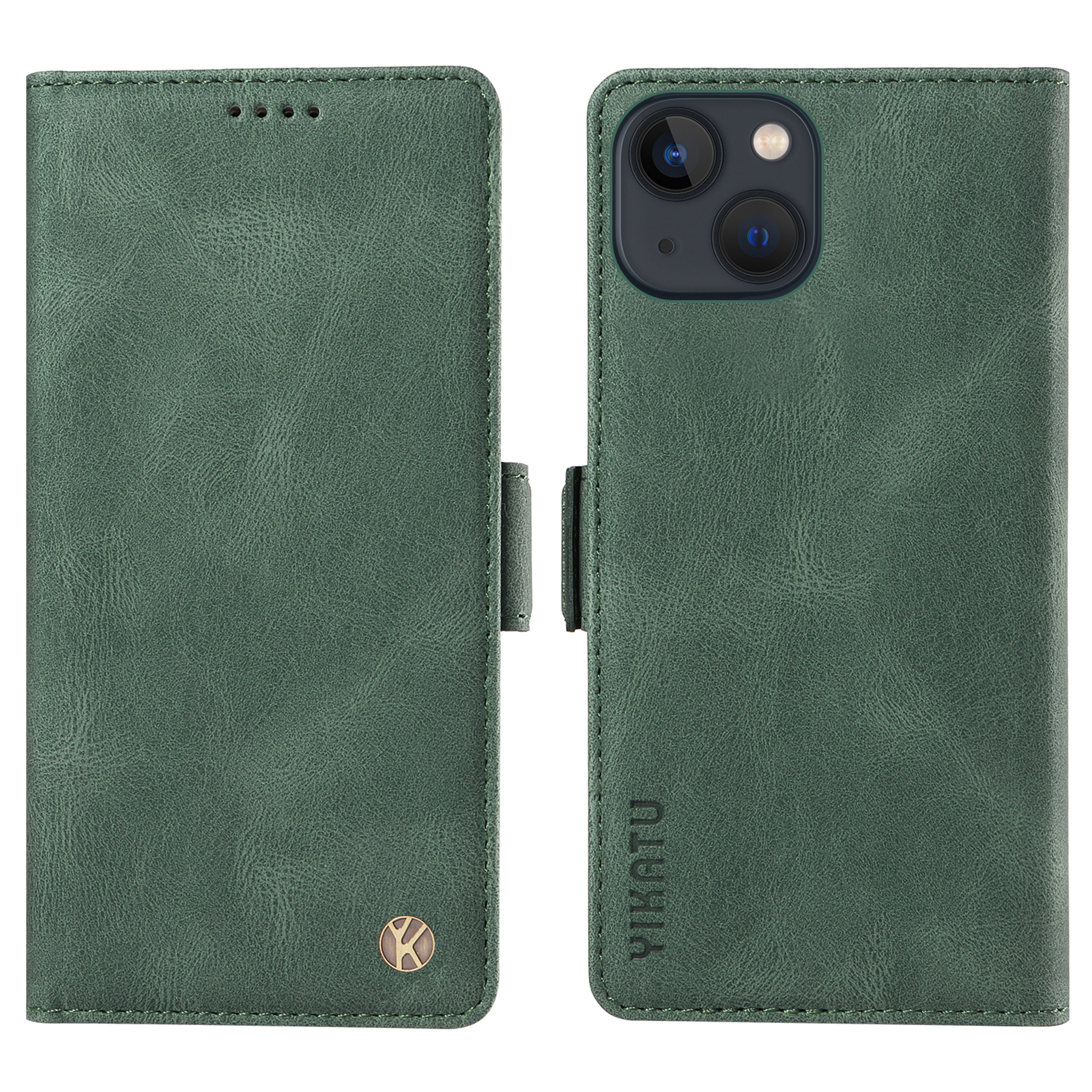 Yikatu YK-005 Für Iphone 15 Plus Anti-kratzer-schale Pu-leder-handy-ständer Deckung Haut-touch-schockbrieftasche - Grün, iPhone 15 Plus
Yikatu YK-005 Für Iphone 15 Plus Anti-kratzer-schale Pu-leder-handy-ständer Deckung Haut-touch-schockbrieftasche - Grün, iPhone 15 Plus