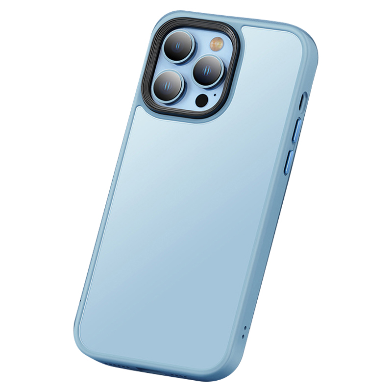 Matte Pc+tpu-hülle Für Iphone 15 Pro Max Skin-Touch Slim Phone Cover Mit Metalllinsenrahmen - Blau, iPhone 15 Pro Max
Matte Pc+tpu-hülle Für Iphone 15 Pro Max Skin-Touch Slim Phone Cover Mit Metalllinsenrahmen - Blau, iPhone 15 Pro Max
