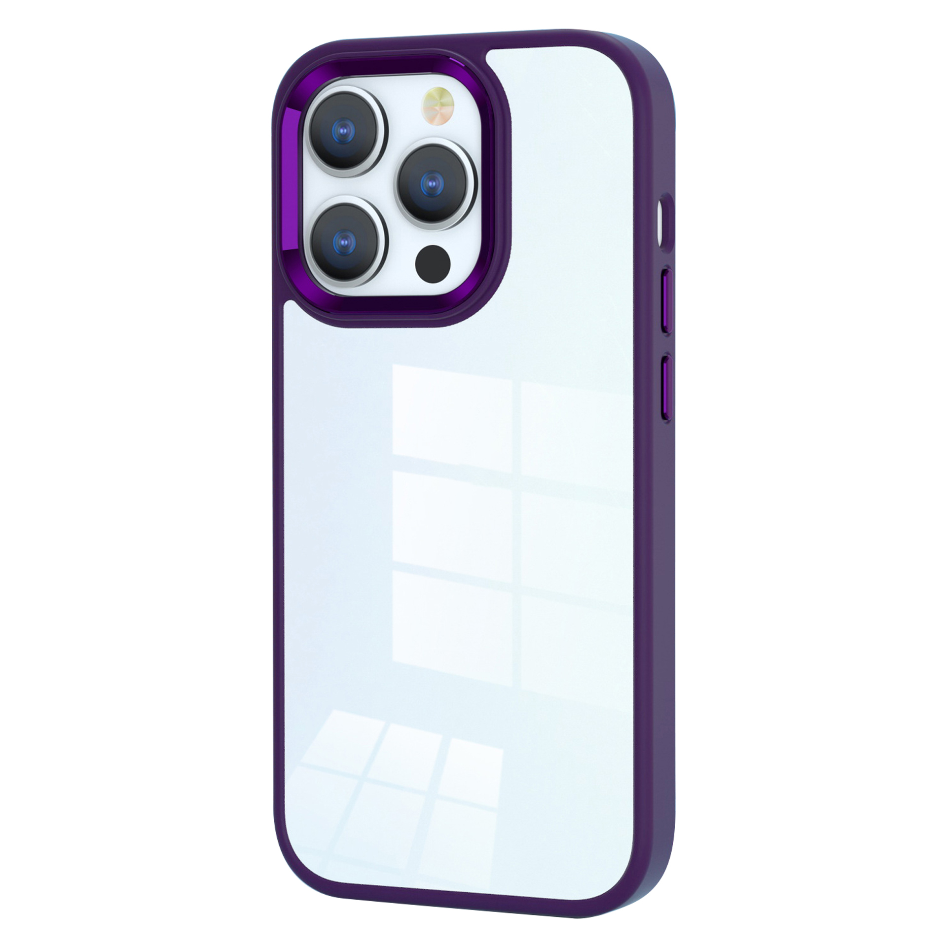 Crystal Clear PC+TPU -hülle Für Iphone 15 Schocksicheres Schlankphone -abdeckung Mit Metalllinsenrahmen - Dunkelviolett, iPhone 15
Crystal Clear PC+TPU -hülle Für Iphone 15 Schocksicheres Schlankphone -abdeckung Mit Metalllinsenrahmen - Dunkelviolett, iPhone 15
