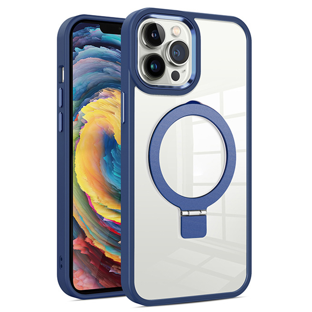 Für Das Iphone 15 Plus Magnetic Ring Kickstand Zurück -deckung PC+TPU Clear Phone Case - Navy Blau, iPhone 15 Plus
Für Das Iphone 15 Plus Magnetic Ring Kickstand Zurück -deckung PC+TPU Clear Phone Case - Navy Blau, iPhone 15 Plus