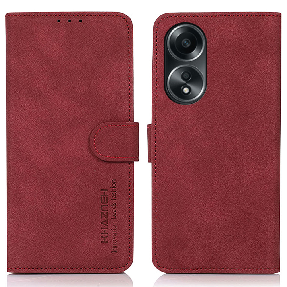Khazneh Für Oppo A58 5G Feine Textur Brieftasche PU Leder Smartphone Hülle Telefon Telefung - Rot, Oppo A58 5G
Khazneh Für Oppo A58 5G Feine Textur Brieftasche PU Leder Smartphone Hülle Telefon Telefung - Rot, Oppo A58 5G