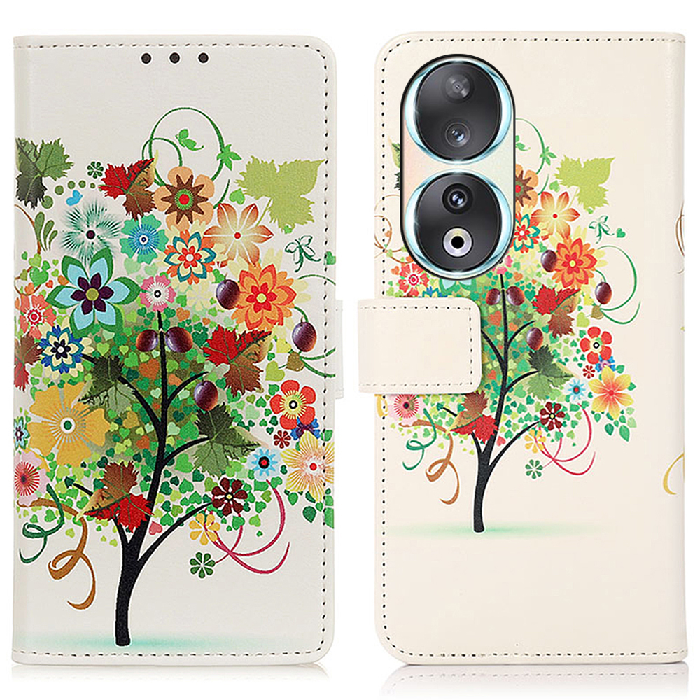 Musterdruck PU Leder Telefon Hülle Für Honor 90, Brieftaschenstand Mobiltelefonabdeckung - Obstbaum, Honor 90
Musterdruck PU Leder Telefon Hülle Für Honor 90, Brieftaschenstand Mobiltelefonabdeckung - Obstbaum, Honor 90
