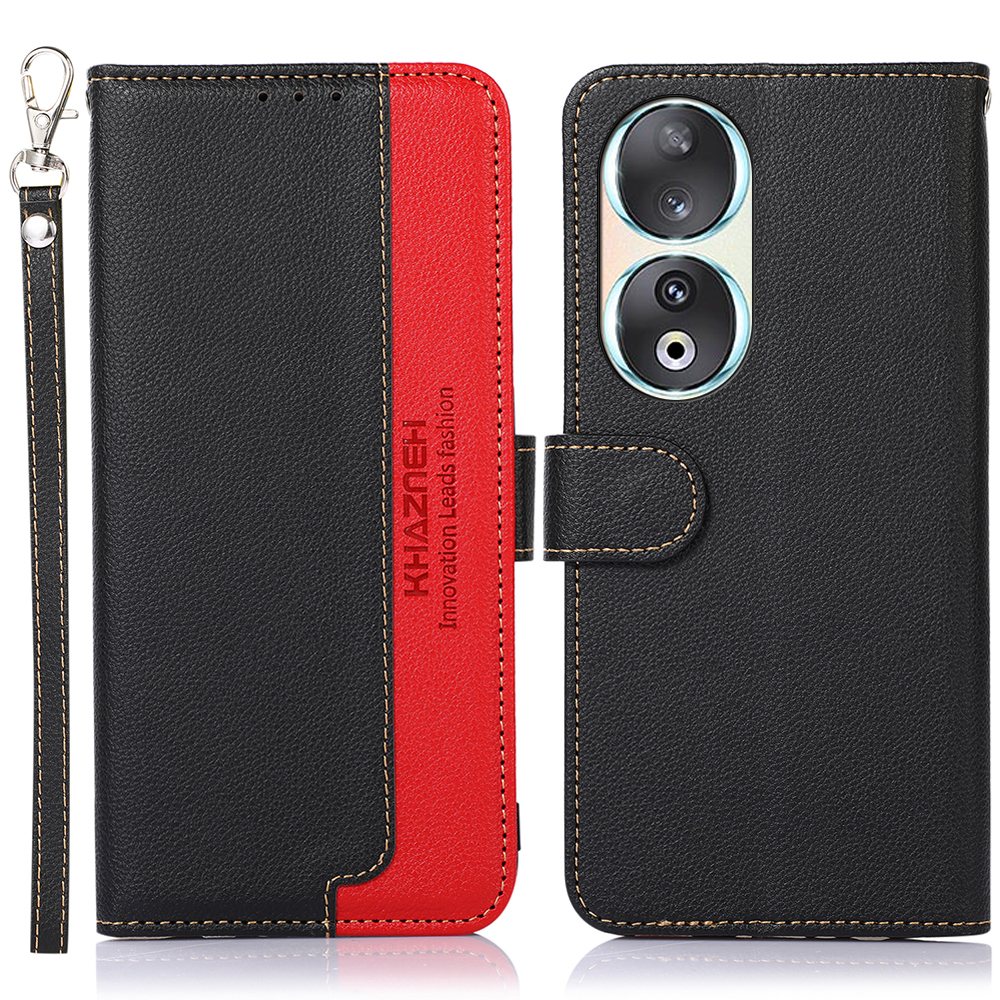 Khazneh Für Ehren 90 Telefonschale Litchi Textur Wallet Stand RFID Blockierende Anti-kratzer-pu-ledertasche - Schwarz, Honor 90
Khazneh Für Ehren 90 Telefonschale Litchi Textur Wallet Stand RFID Blockierende Anti-kratzer-pu-ledertasche - Schwarz, Honor 90