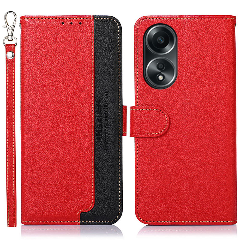 Khazneh Für Oppo A58 5G / A78 5G RFID Blockierende Leder -telefonhülle Litchi Textur Brieftasche Cover - Rot, Oppo A58 5G
Khazneh Für Oppo A58 5G / A78 5G RFID Blockierende Leder -telefonhülle Litchi Textur Brieftasche Cover - Rot, Oppo A58 5G