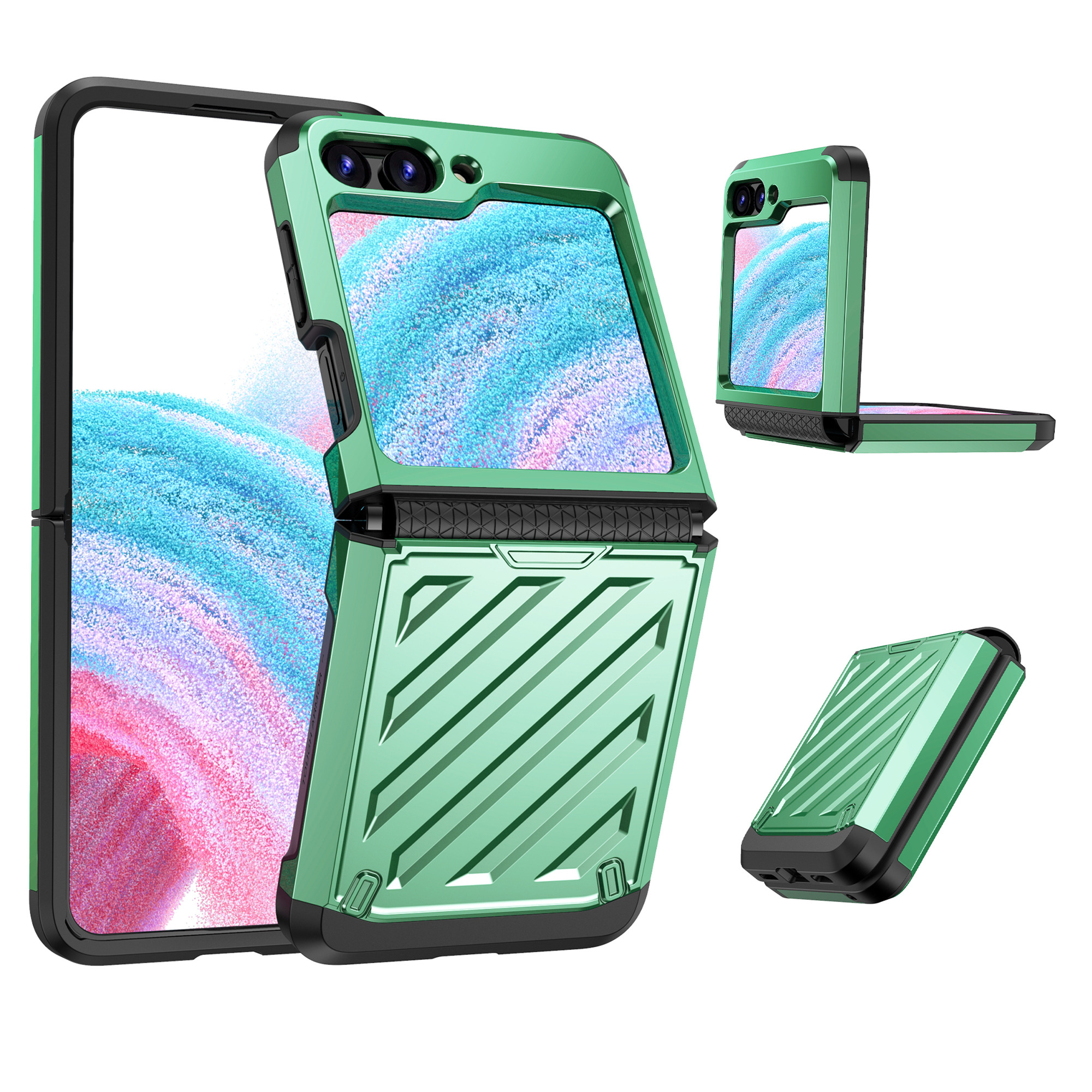 Für Samsung Galaxy Z Flip5 5G Faltphontone Elektroplierende Schutzabdeckung PC + TPU Anti-fall-fall-hülle - Grün, Galaxy Z Flip5 5G
Für Samsung Galaxy Z Flip5 5G Faltphontone Elektroplierende Schutzabdeckung PC + TPU Anti-fall-fall-hülle - Grün, Galaxy Z Flip5 5G