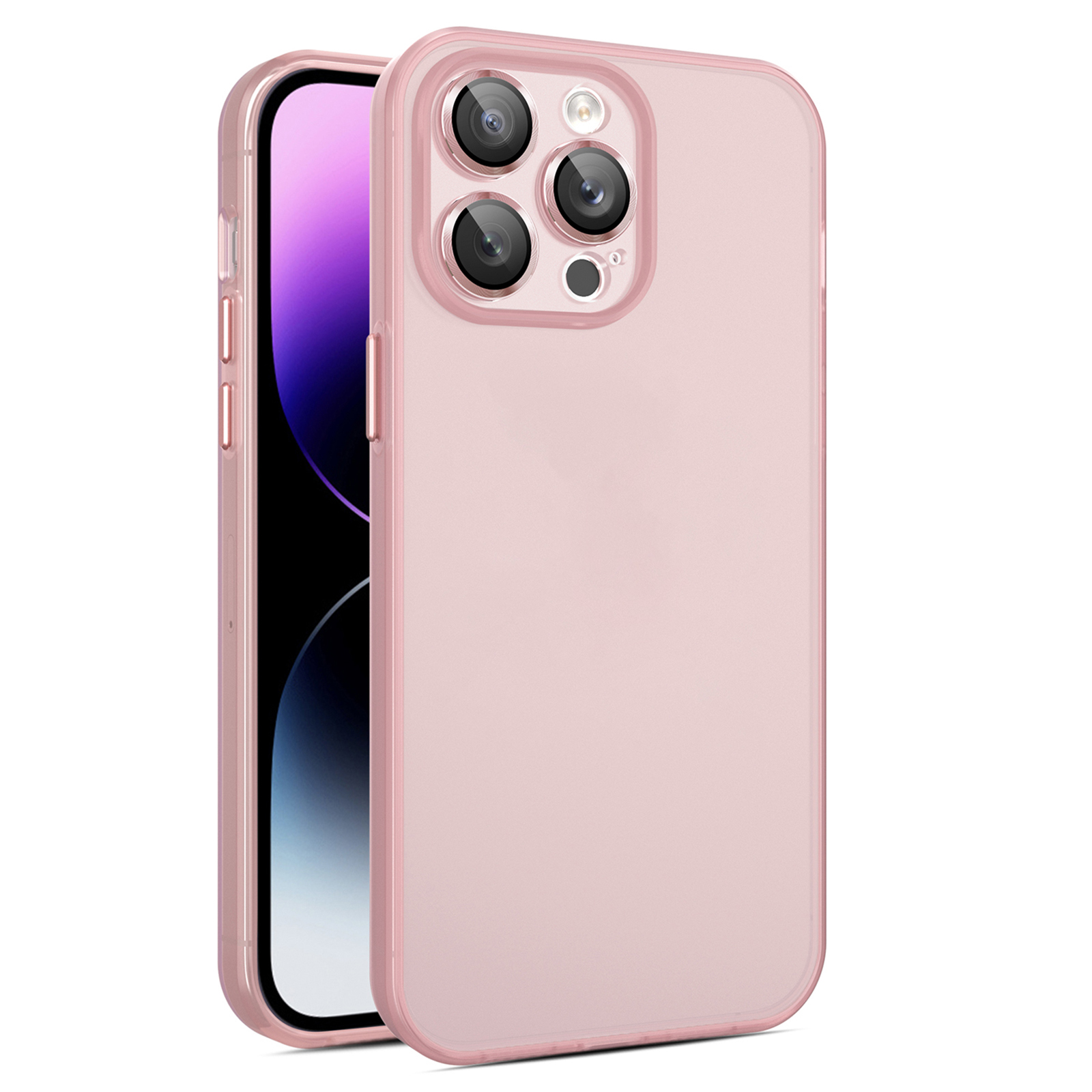 Tpu+pc-hybridkoffer Für Iphone 15 Pro Skin-touch Schockdicht Transucent Frosted Telefon Zurück-deckung - Rosa, iPhone 15 Pro
Tpu+pc-hybridkoffer Für Iphone 15 Pro Skin-touch Schockdicht Transucent Frosted Telefon Zurück-deckung - Rosa, iPhone 15 Pro