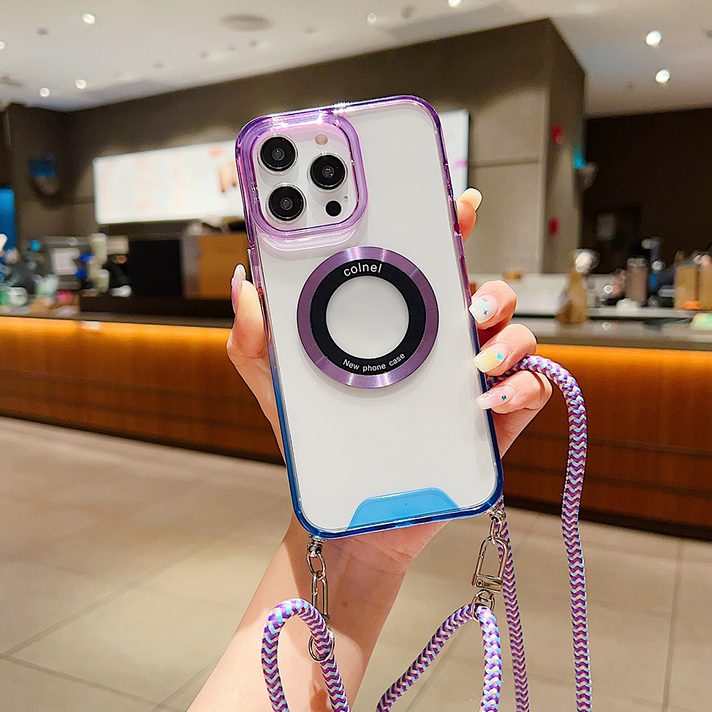 Kompatibel Mit Magsafe Protective Case Für Iphone 15 Pro Max Soft TPU Slim Telefonabdeckung Mit Riemen - Lila, iPhone 15 Pro Max
Kompatibel Mit Magsafe Protective Case Für Iphone 15 Pro Max Soft TPU Slim Telefonabdeckung Mit Riemen - Lila, iPhone 15 Pro Max