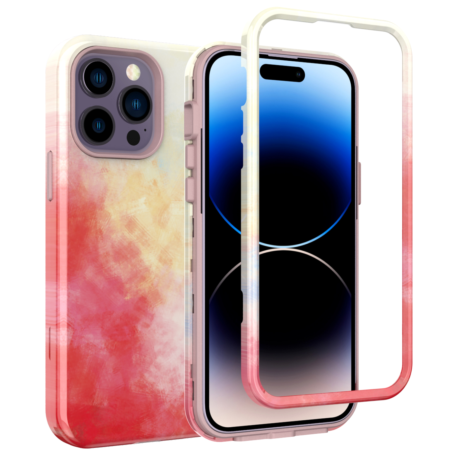 GW03 PC + Tpu-telefonabdeckung Für Iphone 15 Pro, Imd-muster Drop-proof-smartphone-hülle - 10044 Gradientenfarbe, iPhone 15 Pro
GW03 PC + Tpu-telefonabdeckung Für Iphone 15 Pro, Imd-muster Drop-proof-smartphone-hülle - 10044 Gradientenfarbe, iPhone 15 Pro