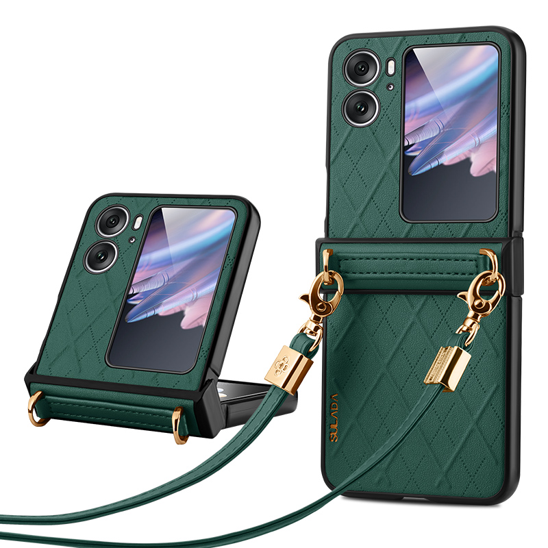 Sulada Für Oppo Finden Sie N2 Flip 5G Klappphase Geprägte Leder -pc -abdeckung Mit Schulterriemen - Grün, Oppo Find N2 Flip 5G
Sulada Für Oppo Finden Sie N2 Flip 5G Klappphase Geprägte Leder -pc -abdeckung Mit Schulterriemen - Grün, Oppo Find N2 Flip 5G
