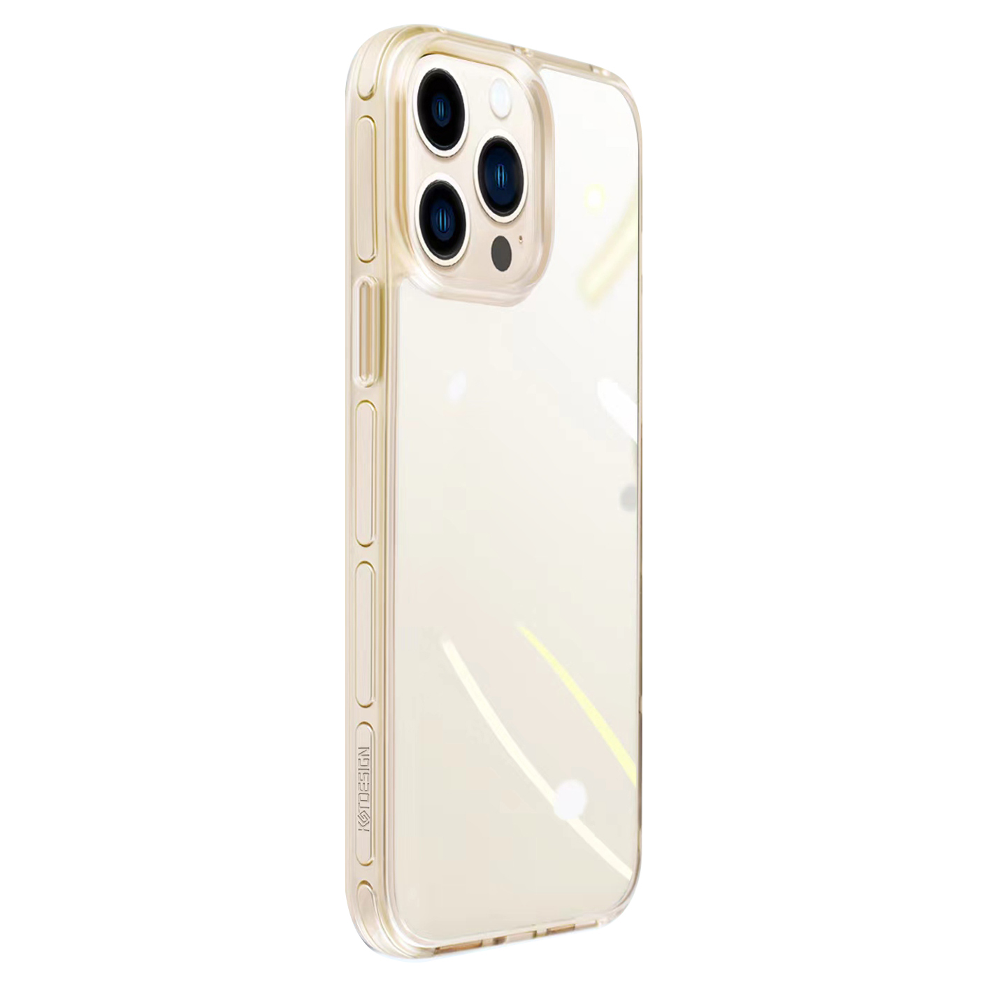 Kstdesign Für Iphone 15 Pro Max Crystal Shield Series Anti-drop-rückdeckabdeckung Elektroplierende Pc+tpu-telefonhülle - Gold, iPhone 15 Pro Max 
Kstdesign Für Iphone 15 Pro Max Crystal Shield Series Anti-drop-rückdeckabdeckung Elektroplierende Pc+tpu-telefonhülle - Gold, iPhone 15 Pro Max
