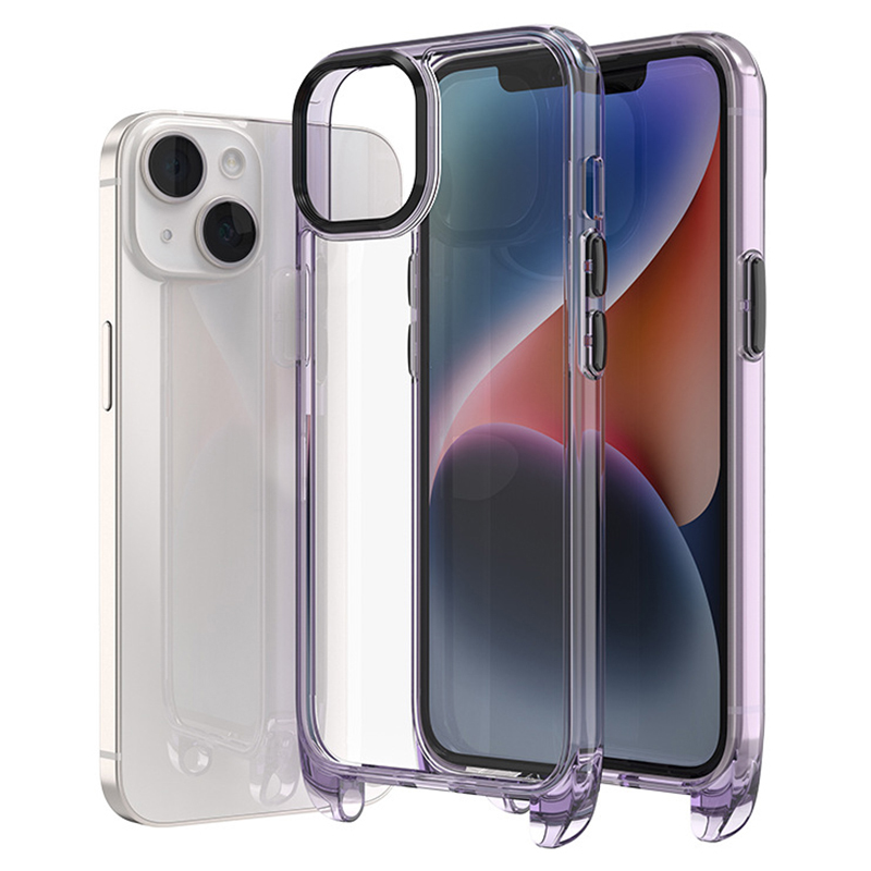 F7 Für Iphone 15 Hohe Transparenzschock -hülle Glossy PC+TPU -telefonabdeckung Mit Lanyard Hole - Lila, iPhone 15
F7 Für Iphone 15 Hohe Transparenzschock -hülle Glossy PC+TPU -telefonabdeckung Mit Lanyard Hole - Lila, iPhone 15