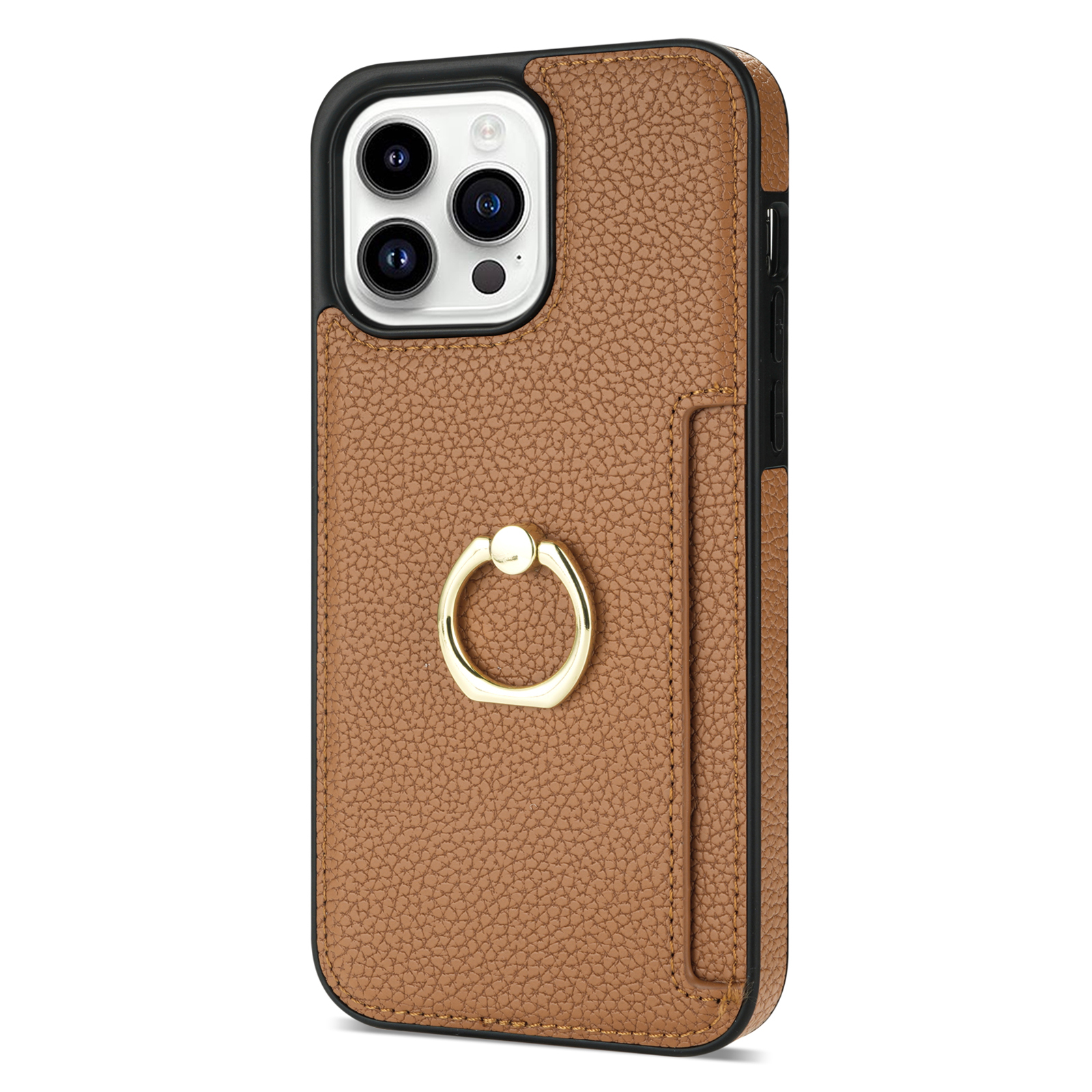 Telefonhülle Kickstand-kartenhalter Für Iphone 15 Pro Max TPU+PU Leder Anti-kratzer-telefonabdeckung - Braun, iPhone 15 Pro Max
Telefonhülle Kickstand-kartenhalter Für Iphone 15 Pro Max TPU+PU Leder Anti-kratzer-telefonabdeckung - Braun, iPhone 15 Pro Max