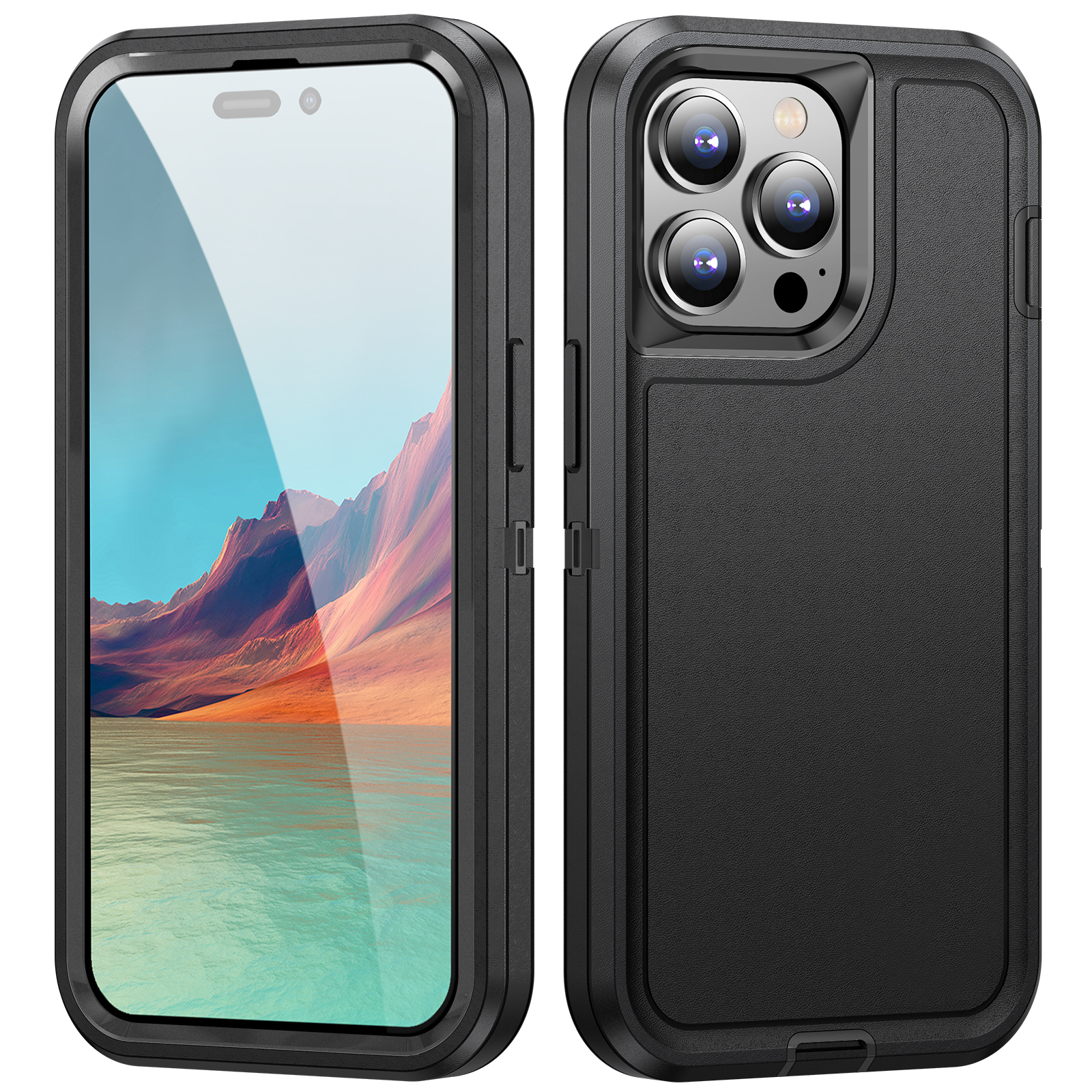 Hartes PC+Soft Tpu-telefonhülle Für Iphone 15 Pro Max Anti-drop-schockdelefonabdeckung - Schwarz, iPhone 15 Pro Max
Hartes PC+Soft Tpu-telefonhülle Für Iphone 15 Pro Max Anti-drop-schockdelefonabdeckung - Schwarz, iPhone 15 Pro Max