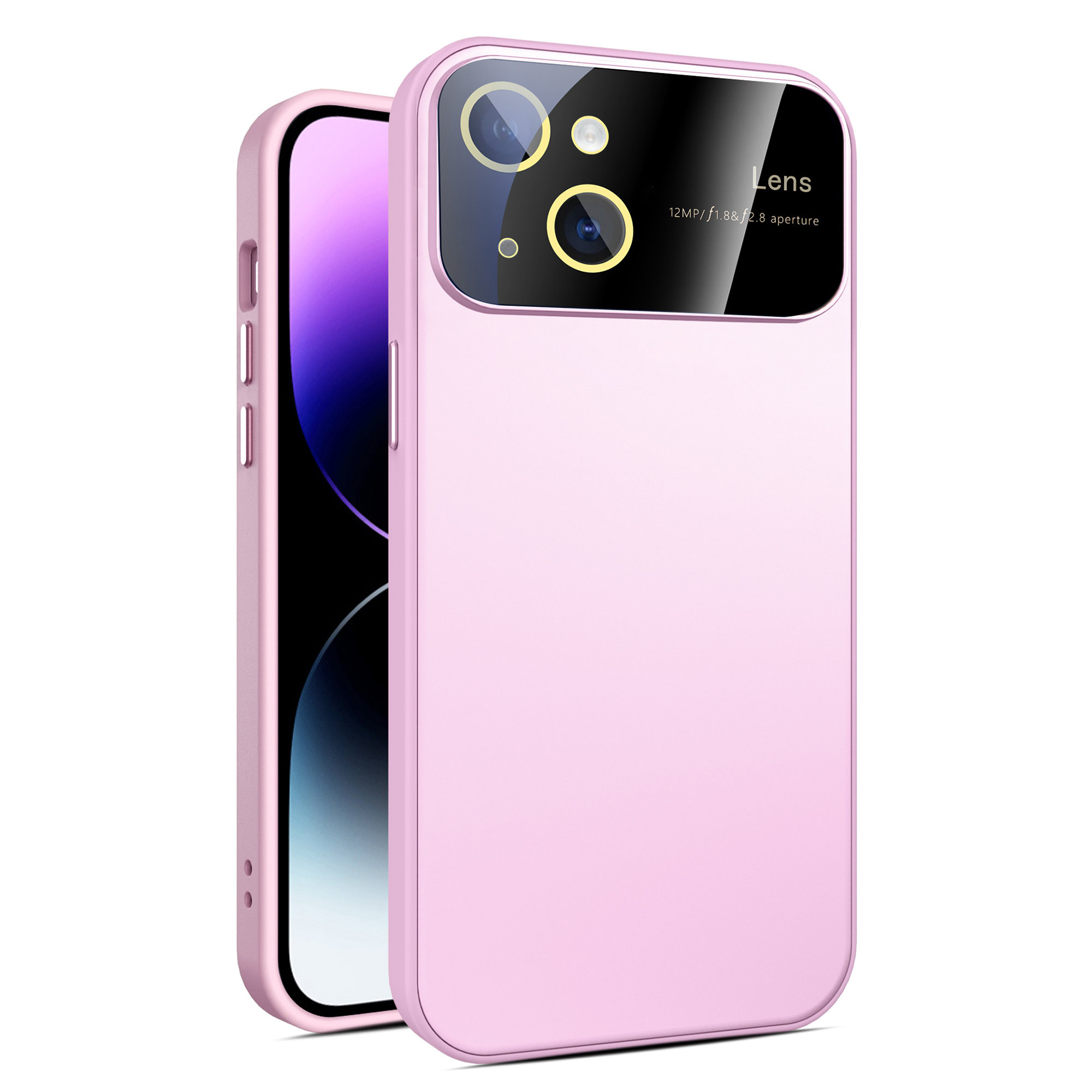 Slim Pc+tpu-telefonhülle Für Iphone 15 Anti-Scratch Rubberized Phone Protector Integriertes Glaslinsenfilm - Rosa, iPhone 15
Slim Pc+tpu-telefonhülle Für Iphone 15 Anti-Scratch Rubberized Phone Protector Integriertes Glaslinsenfilm - Rosa, iPhone 15