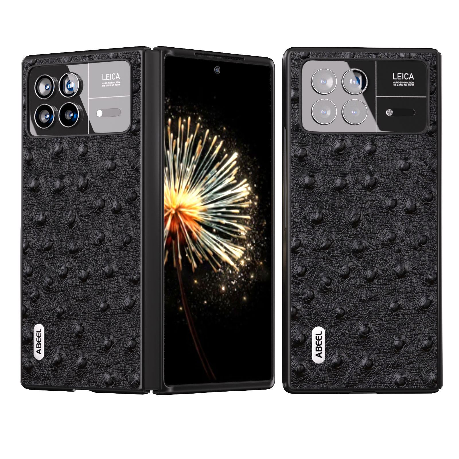 ABEEL Für Xiaomi Mix Falt 3 5G Eurente Kuhleder + PC -abdeckung Strauß Textur Faltbare Telefonhülle - Schwarz, Xiaomi Mix Fold 3 5G
ABEEL Für Xiaomi Mix Falt 3 5G Eurente Kuhleder + PC -abdeckung Strauß Textur Faltbare Telefonhülle - Schwarz, Xiaomi Mix Fold 3 5G