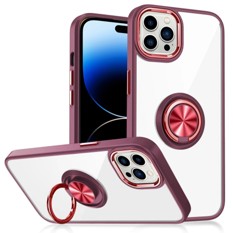 Für Das Iphone 15 Pro TPU + Acrylelektroplating -hülle Fingerring Kickstand Clear Telefonabdeckung - Weinrot, iPhone 15 Pro
Für Das Iphone 15 Pro TPU + Acrylelektroplating -hülle Fingerring Kickstand Clear Telefonabdeckung - Weinrot, iPhone 15 Pro