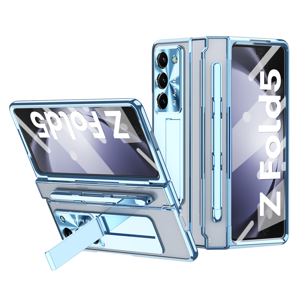 Für Samsung Galaxy Z Fold5 5G Kickstand -telefonhülle PC -faltabdeckung Mit Temperaturglas Film+Stylus Pen - Blau, Galaxy Z Fold5 5G
Für Samsung Galaxy Z Fold5 5G Kickstand -telefonhülle PC -faltabdeckung Mit Temperaturglas Film+Stylus Pen - Blau, Galaxy Z Fold5 5G