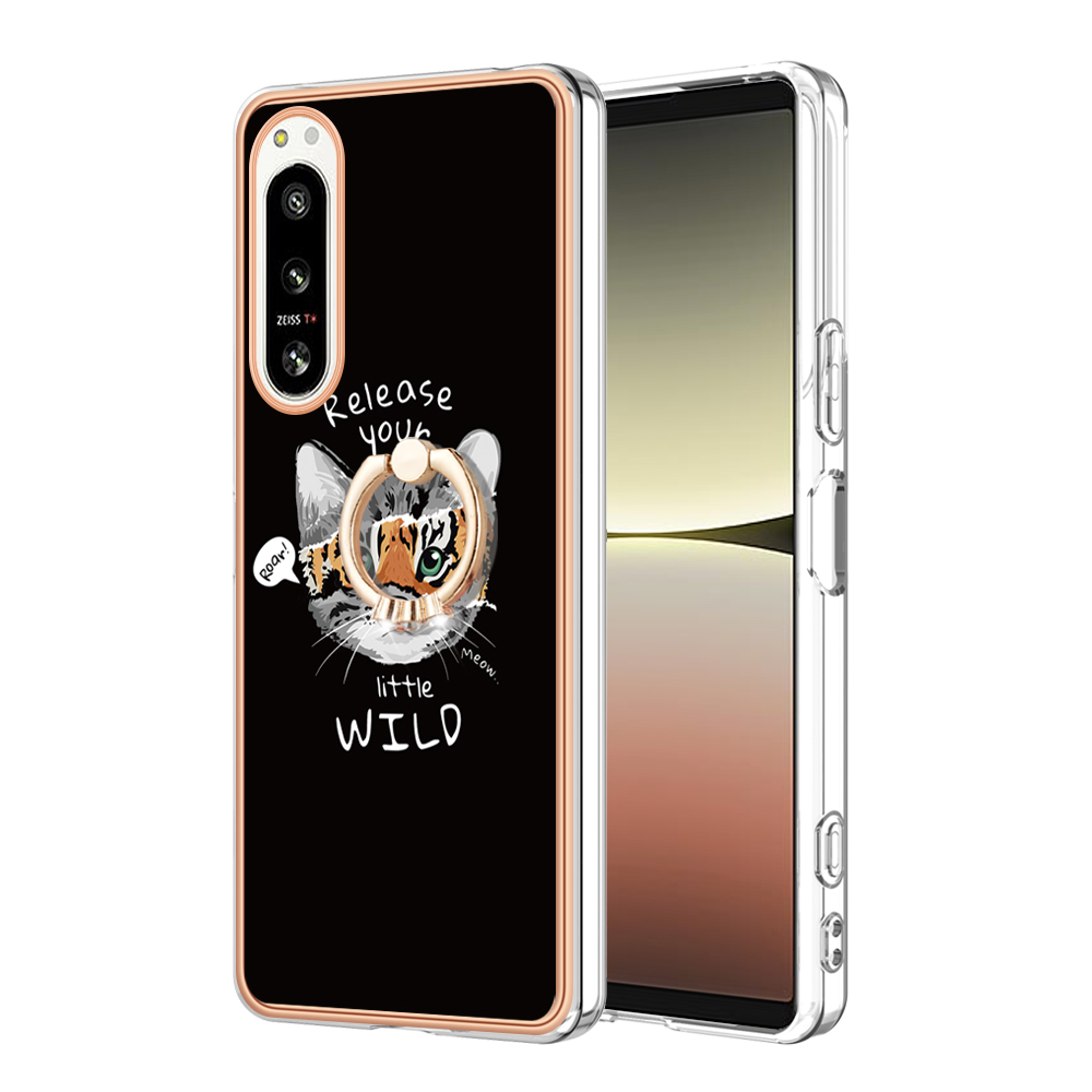 YB IMD Series-20-style D-kickstand-telefonabdeckung Für Sony Xperia 5 IV 5G 2,0 mm Imd-muster Elektroplieren Tpu-abdeckung - Katze / Tiger, Xperia 5 IV 5G
YB IMD Series-20-style D-kickstand-telefonabdeckung Für Sony Xperia 5 IV 5G 2,0 mm Imd-muster Elektroplieren Tpu-abdeckung - Katze / Tiger, Xperia 5 IV 5G