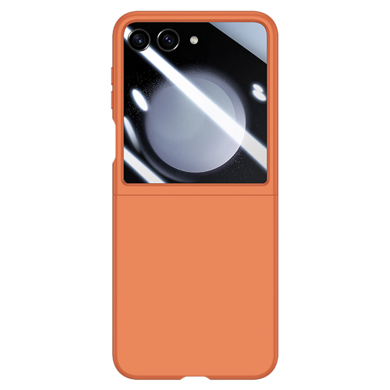 Für Samsung Galaxy Z Flip5 5G PC Skin-touch-telefonhülle Anti-kratzer-faltabdeckung Mit Kleinem Screenfilm - Orange, Galaxy Z Flip5 5G
Für Samsung Galaxy Z Flip5 5G PC Skin-touch-telefonhülle Anti-kratzer-faltabdeckung Mit Kleinem Screenfilm - Orange, Galaxy Z Flip5 5G
