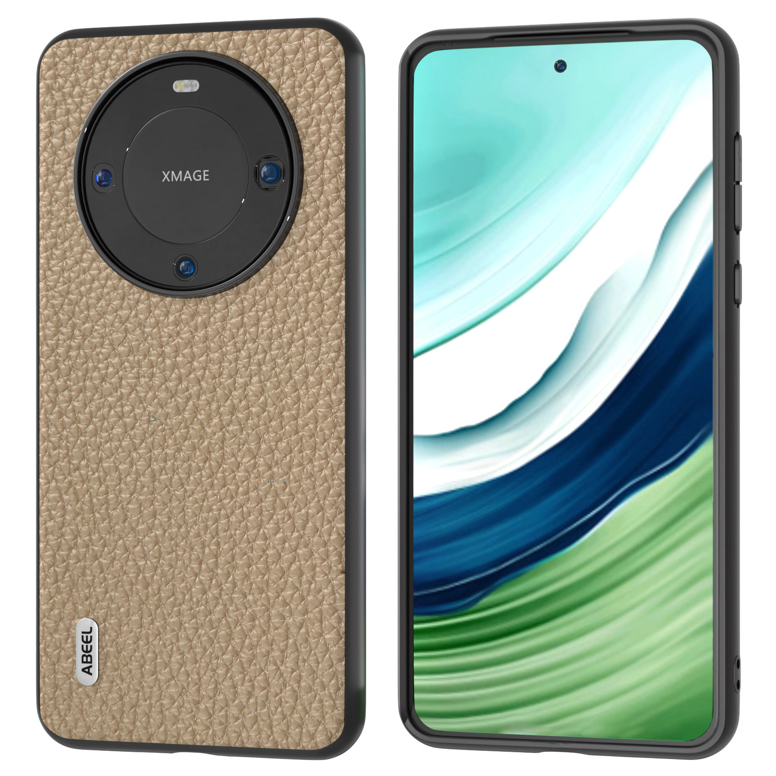 Abeel Litchi Textur Telefonhülle Für Huawei Mate 60, Cowide Lederbeschichtete PC+TPU -telefonabdeckung - Khaki, Huawei Mate 60
Abeel Litchi Textur Telefonhülle Für Huawei Mate 60, Cowide Lederbeschichtete PC+TPU -telefonabdeckung - Khaki, Huawei Mate 60