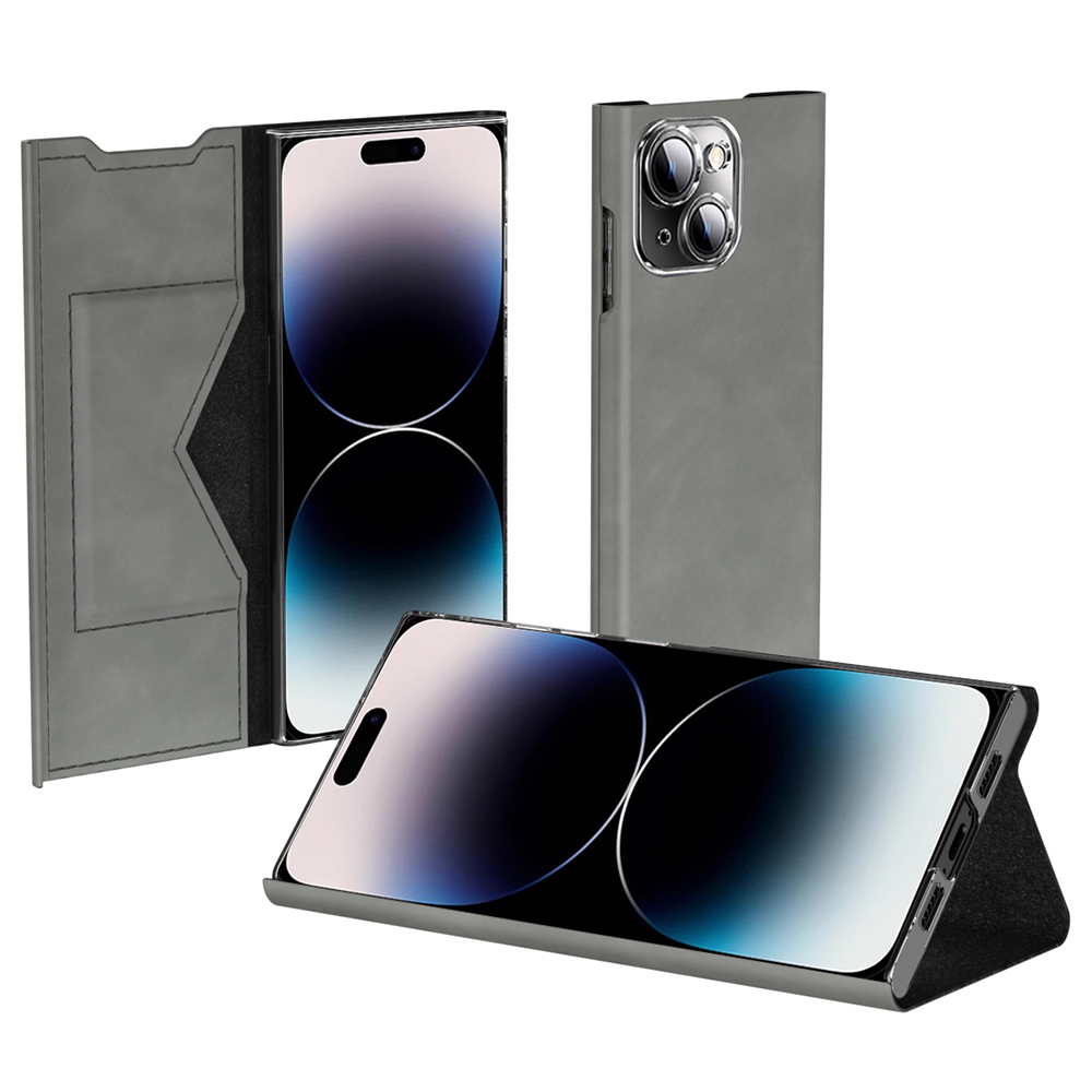 Kartenhalter Telefonabdeckung Für Iphone 14, Stand Nappa Textur PU Leder + PC Telefonhülle - Grau, iPhone 14
Kartenhalter Telefonabdeckung Für Iphone 14, Stand Nappa Textur PU Leder + PC Telefonhülle - Grau, iPhone 14