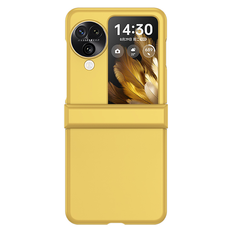Für Oppo Finden Sie N3 Flip 5G Scharnierschutz PC Phone Hülle Hauttouch Anti-kratzer-abdeckung - Gelb, Oppo Find N3 Flip 5G
Für Oppo Finden Sie N3 Flip 5G Scharnierschutz PC Phone Hülle Hauttouch Anti-kratzer-abdeckung - Gelb, Oppo Find N3 Flip 5G