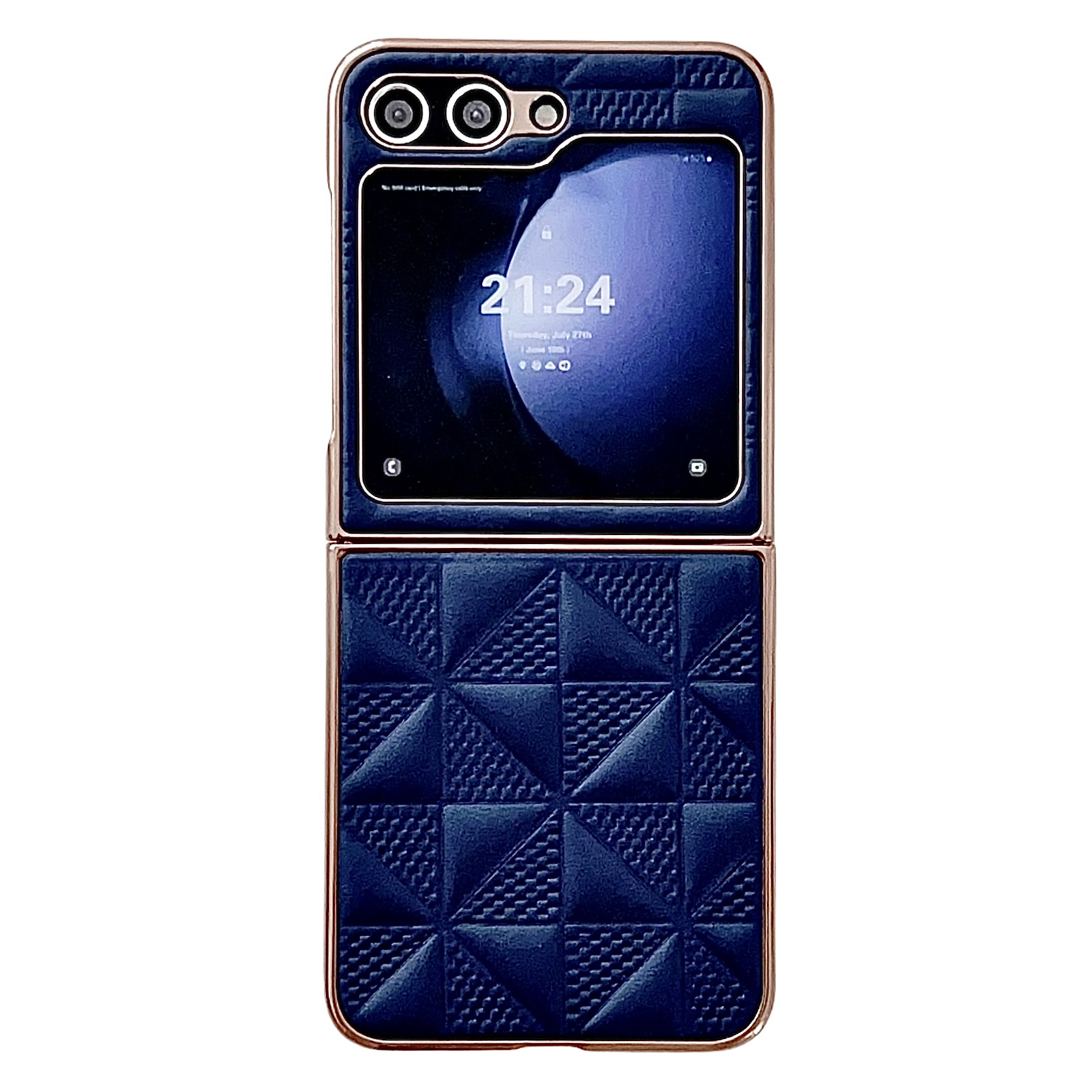 Schocksicheres PU + PC -telefonfall Für Samsung Galaxy Z Flip5 5G Gittermuster Elektroplating Mobile Abdeckung - Saphir, Galaxy Z Flip5 5G
Schocksicheres PU + PC -telefonfall Für Samsung Galaxy Z Flip5 5G Gittermuster Elektroplating Mobile Abdeckung - Saphir, Galaxy Z Flip5 5G