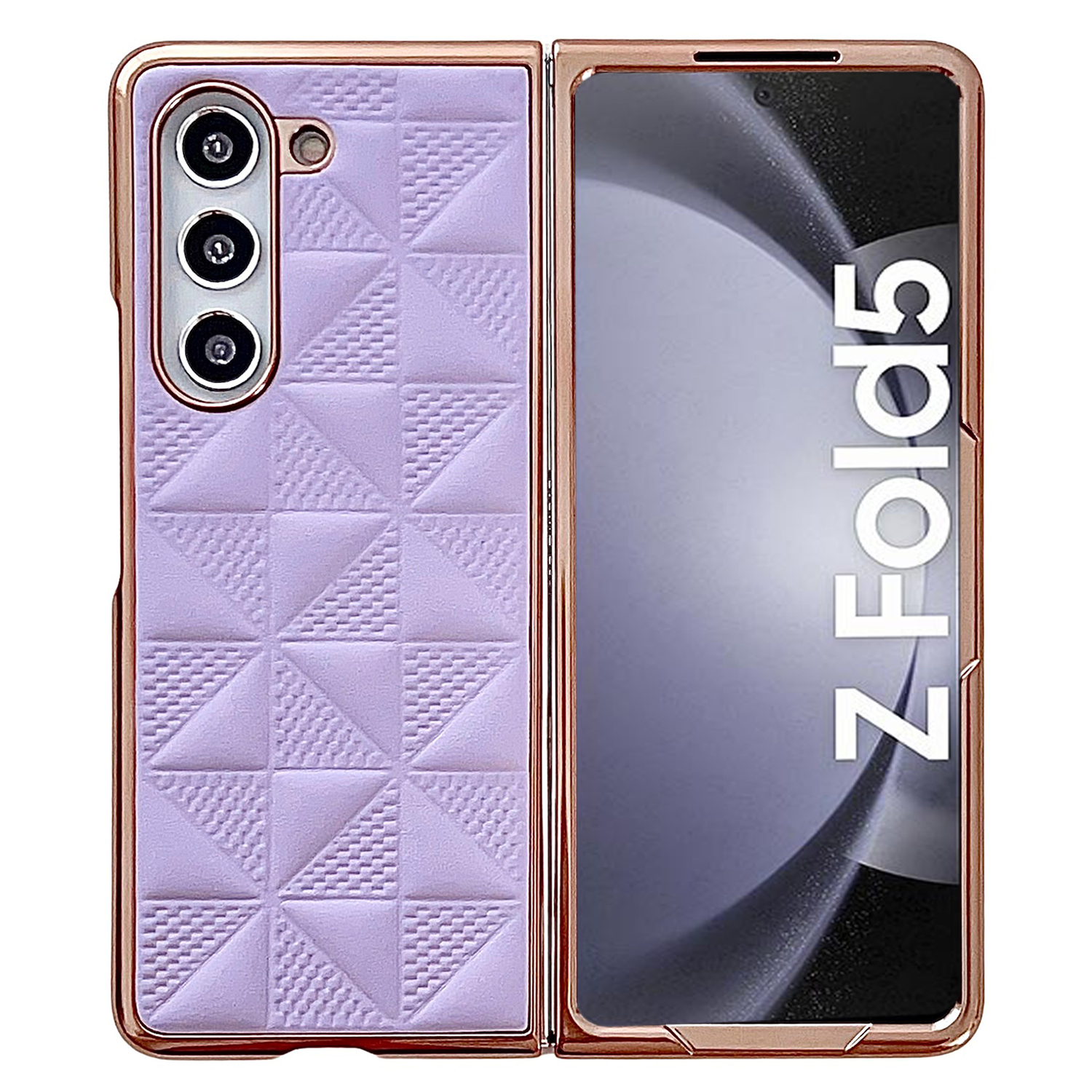 Für Samsung Galaxy Z Fold5 5G PU Lederbeschichtete PC -telefonkoffer -gittermuster -elektroplattenabdeckung - Lila, Galaxy Z Fold5 5G
Für Samsung Galaxy Z Fold5 5G PU Lederbeschichtete PC -telefonkoffer -gittermuster -elektroplattenabdeckung - Lila, Galaxy Z Fold5 5G
