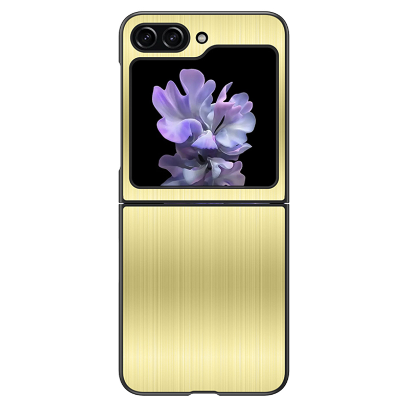 Für Samsung Galaxy Z Flip5 5G Edelstahl + Pc-hülle Anti-kratzer-mobiltelefonschutzabdeckung - Gold, Galaxy Z Flip5 5G
Für Samsung Galaxy Z Flip5 5G Edelstahl + Pc-hülle Anti-kratzer-mobiltelefonschutzabdeckung - Gold, Galaxy Z Flip5 5G