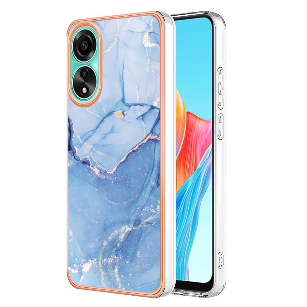 YB IMD Series-16 Style-e Marble Muster Telefonhülle Für Oppo A78 4g, IMD 2,0 mm Tpu-elektroplattenabdeckung - Blau, Oppo A78 4G
YB IMD Series-16 Style-e Marble Muster Telefonhülle Für Oppo A78 4g, IMD 2,0 mm Tpu-elektroplattenabdeckung - Blau, Oppo A78 4G