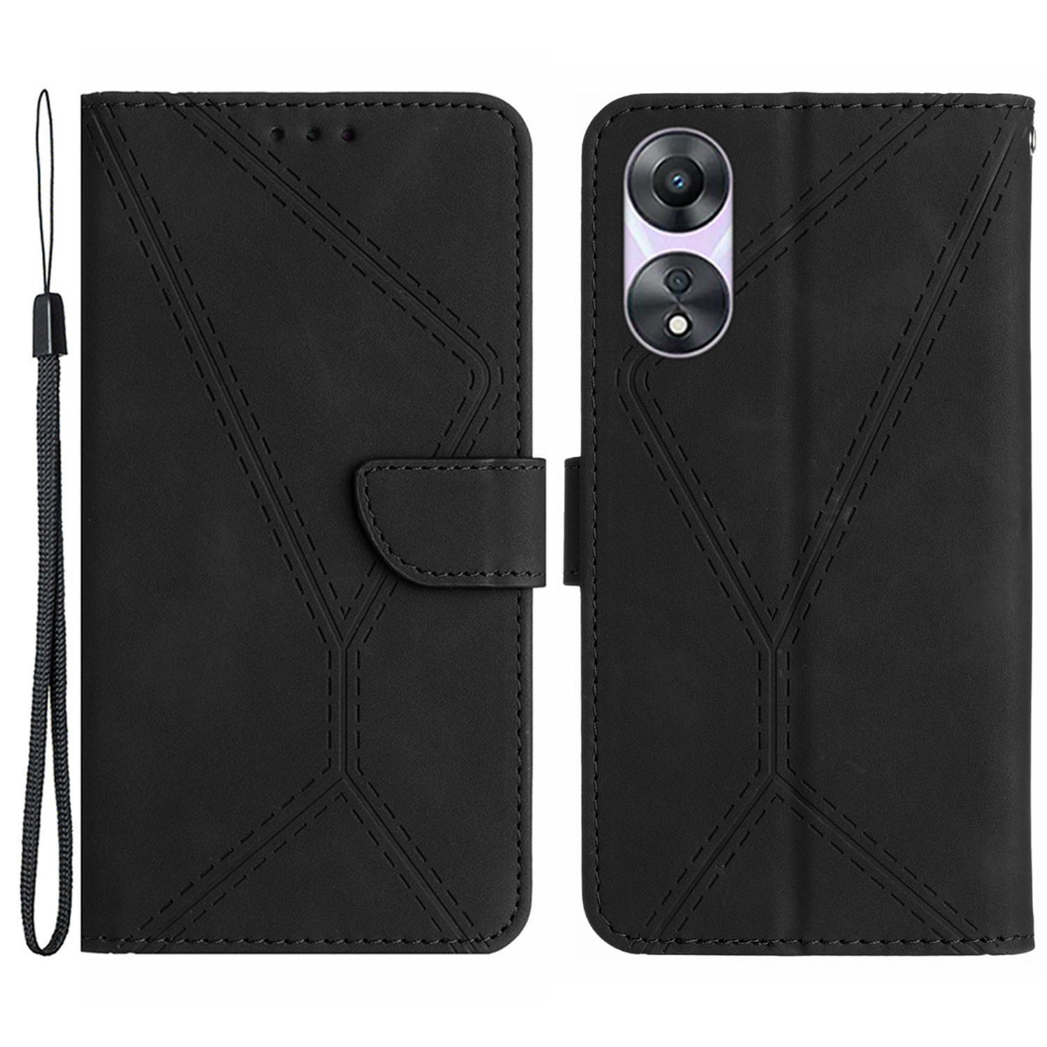 HT05 Für Oppo A58 4G PU Leder Telefon Hülle Gedruckte Linie Mobiltelefon Brieftasche Cover - Schwarz, Oppo A58 4G
HT05 Für Oppo A58 4G PU Leder Telefon Hülle Gedruckte Linie Mobiltelefon Brieftasche Cover - Schwarz, Oppo A58 4G