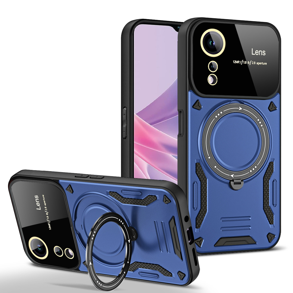 Rotierender Ring -kickstand -fall Für Oppo A78 5G PC+TPU Magnetische Telefonabdeckung Kompatibel Mit Magsafe - Blau, Oppo A78 5G
Rotierender Ring -kickstand -fall Für Oppo A78 5G PC+TPU Magnetische Telefonabdeckung Kompatibel Mit Magsafe - Blau, Oppo A78 5G