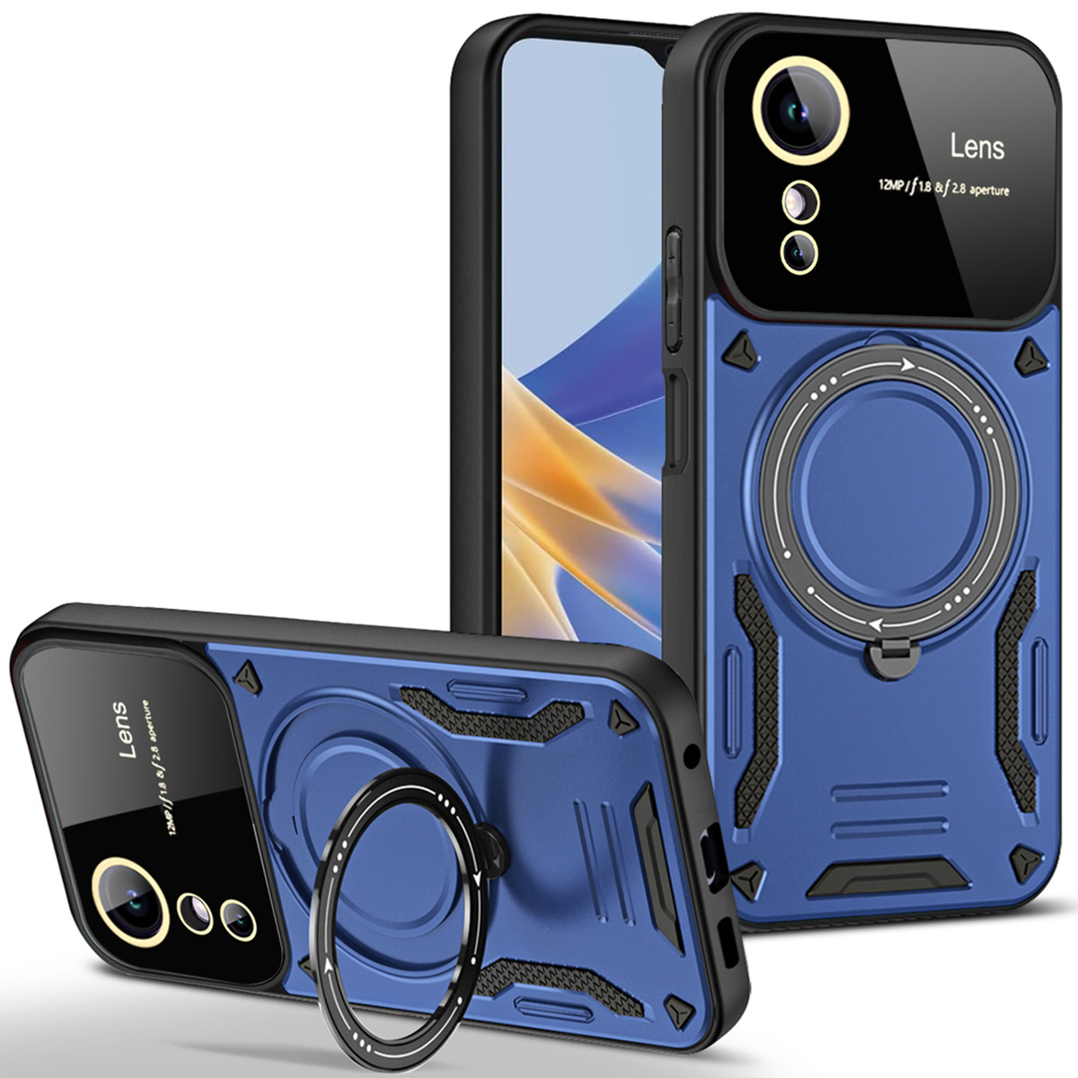 Für Oppo A17 4G PC+TPU Drop-proof-hülle Kickstand-telefonabdeckung Kompatibel Mit Magsafe - Blau, Oppo A17 4G
Für Oppo A17 4G PC+TPU Drop-proof-hülle Kickstand-telefonabdeckung Kompatibel Mit Magsafe - Blau, Oppo A17 4G