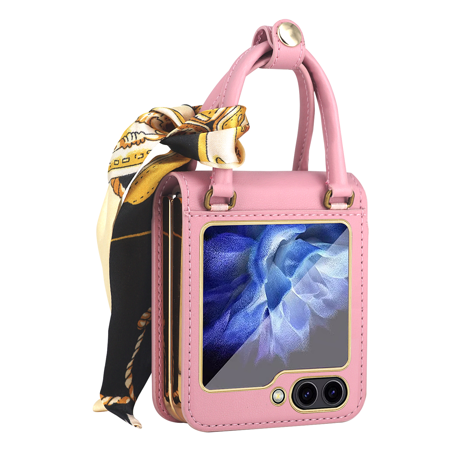 Für Samsung Galaxy Z Flip5 5G Ribbon Hand Grip Phone Hülle PU Lederbeschichtete PC -abdeckung Mit Temperamentvollem Glasfilm - Rosa, Galaxy Z Flip5 5G
Für Samsung Galaxy Z Flip5 5G Ribbon Hand Grip Phone Hülle PU Lederbeschichtete PC -abdeckung Mit Temperamentvollem Glasfilm - Rosa, Galaxy Z Flip5 5G