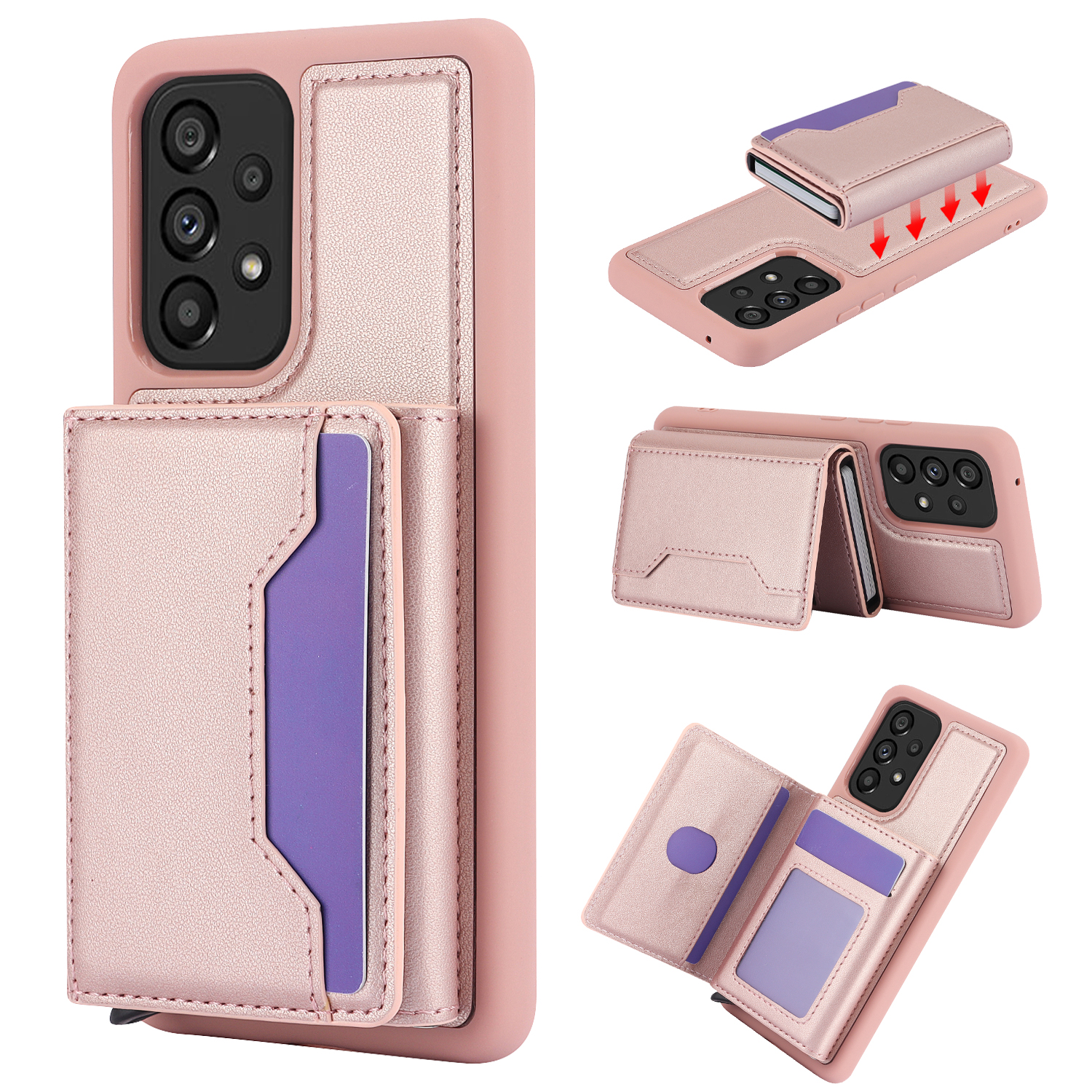 Für Samsung Galaxy A53 5G Abnehmbare Popup-kartenhalter-telefon-kickstand-hülle Rfid-blockierung Telefonabdeckung - Roségold, Samsung Galaxy A53 5G
Für Samsung Galaxy A53 5G Abnehmbare Popup-kartenhalter-telefon-kickstand-hülle Rfid-blockierung Telefonabdeckung - Roségold, Samsung Galaxy A53 5G