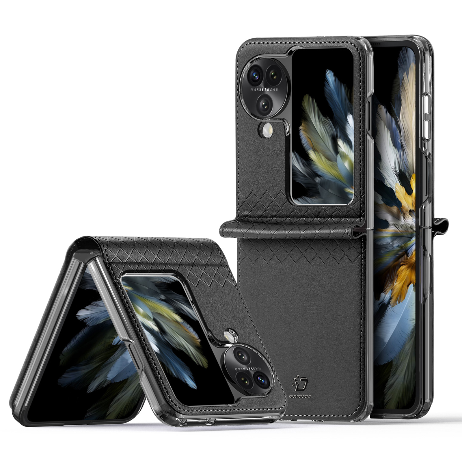 DUX DUCIS Bril Series for Oppo Find N3 Flip 5G Case Anti-Drop PU+PC Phone Cover - Black, Oppo Find N3 Flip 5G
DUX DUCIS Bril Series for Oppo Find N3 Flip 5G Case Anti-Drop PU+PC Phone Cover - Black, Oppo Find N3 Flip 5G