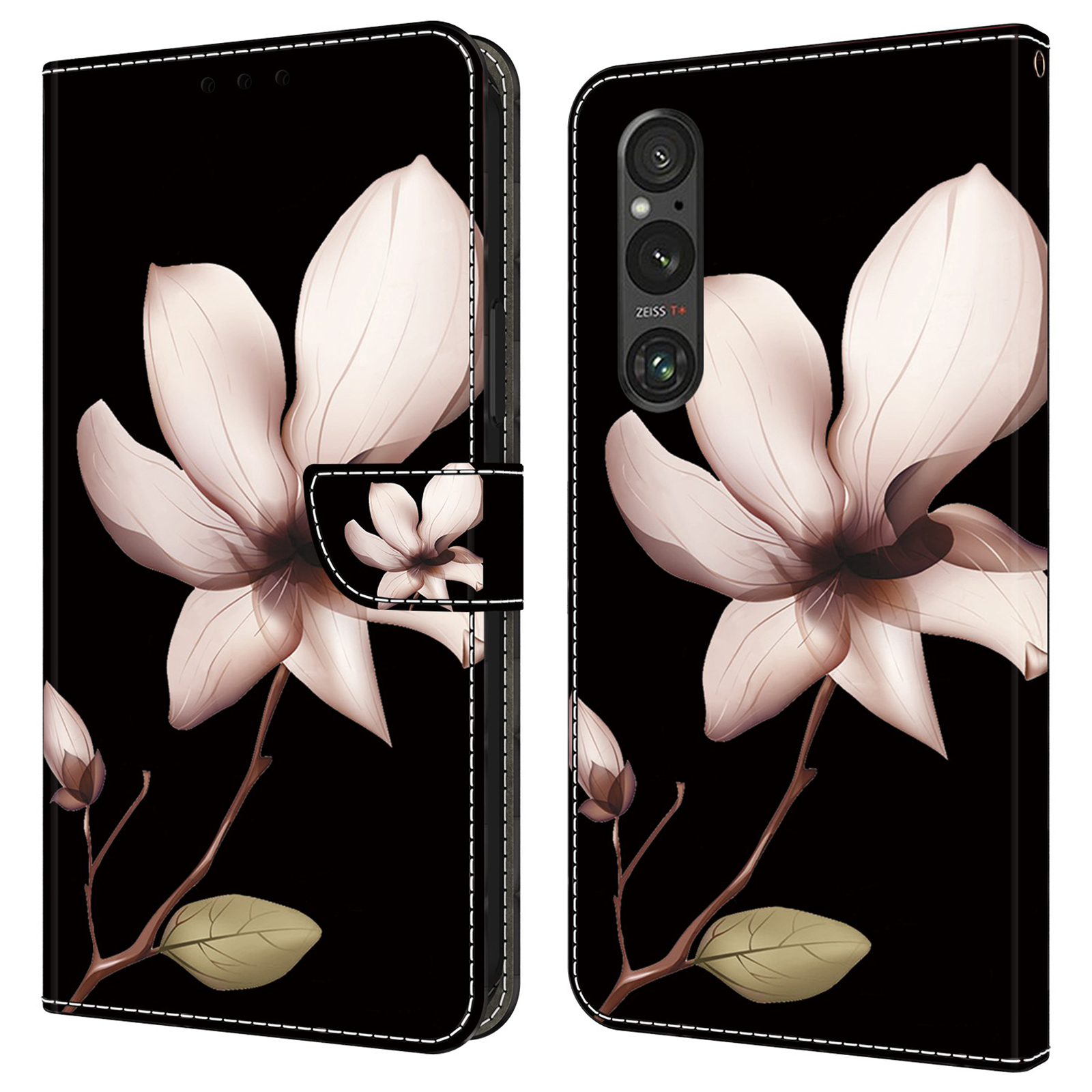 Anti-kratzer-brieftaschenhülle Für Sony Xperia 1 V Hasten Muster Druckende Lederschluss - Pinke Blume, Sony Xperia 1 V
Anti-kratzer-brieftaschenhülle Für Sony Xperia 1 V Hasten Muster Druckende Lederschluss - Pinke Blume, Sony Xperia 1 V