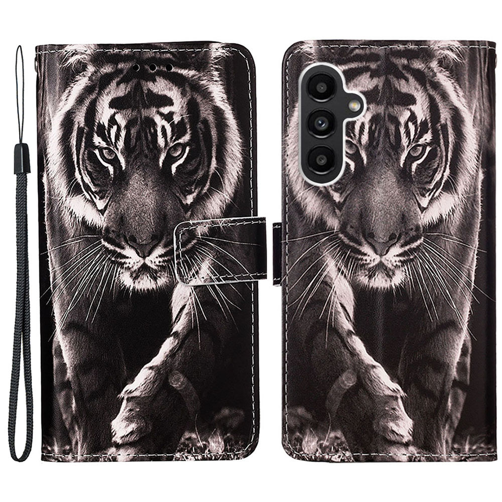 Yb-muster-druckleder-leder-serie-4 Für Samsung Galaxy A05s 4G Hasten Stonde Wallete Helte Fort - Tiger, Samsung Galaxy A05s 4G
Yb-muster-druckleder-leder-serie-4 Für Samsung Galaxy A05s 4G Hasten Stonde Wallete Helte Fort - Tiger, Samsung Galaxy A05s 4G