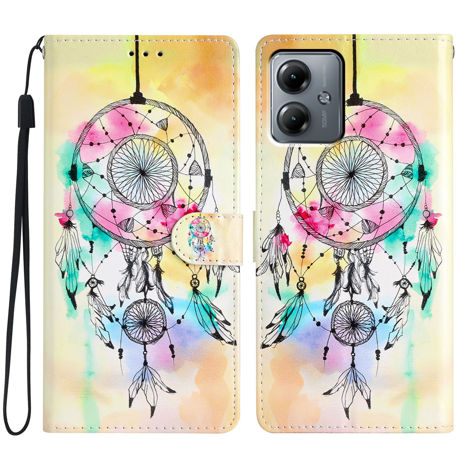 Für Motorola Moto G54 5G Hülle PU -leder -muster -druckständer Schutzhilfe - Windspiel, Motorola Moto G54 5G
Für Motorola Moto G54 5G Hülle PU -leder -muster -druckständer Schutzhilfe - Windspiel, Motorola Moto G54 5G
