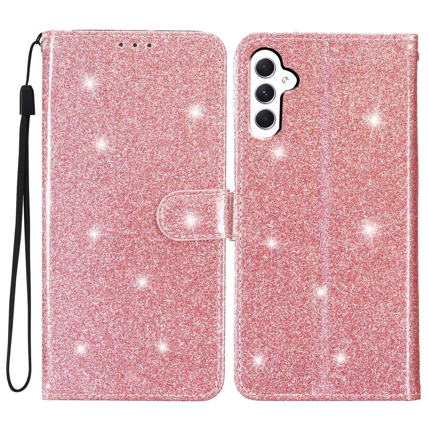 Für Samsung Galaxy A15 4G Hülle PU Leder Brieftasche Glitzernde Telefonabdeckung - Roségold, Galaxy A15 4G
Für Samsung Galaxy A15 4G Hülle PU Leder Brieftasche Glitzernde Telefonabdeckung - Roségold, Galaxy A15 4G