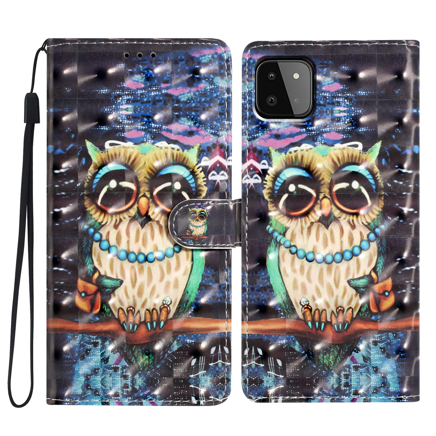Für Samsung Galaxy A22 5G (EU -version) Case Wallet PU Leder 3D -muster -telefonabdeckung - Eule, Galaxy A22 5G (EU Version)
Für Samsung Galaxy A22 5G (EU -version) Case Wallet PU Leder 3D -muster -telefonabdeckung - Eule, Galaxy A22 5G (EU Version)